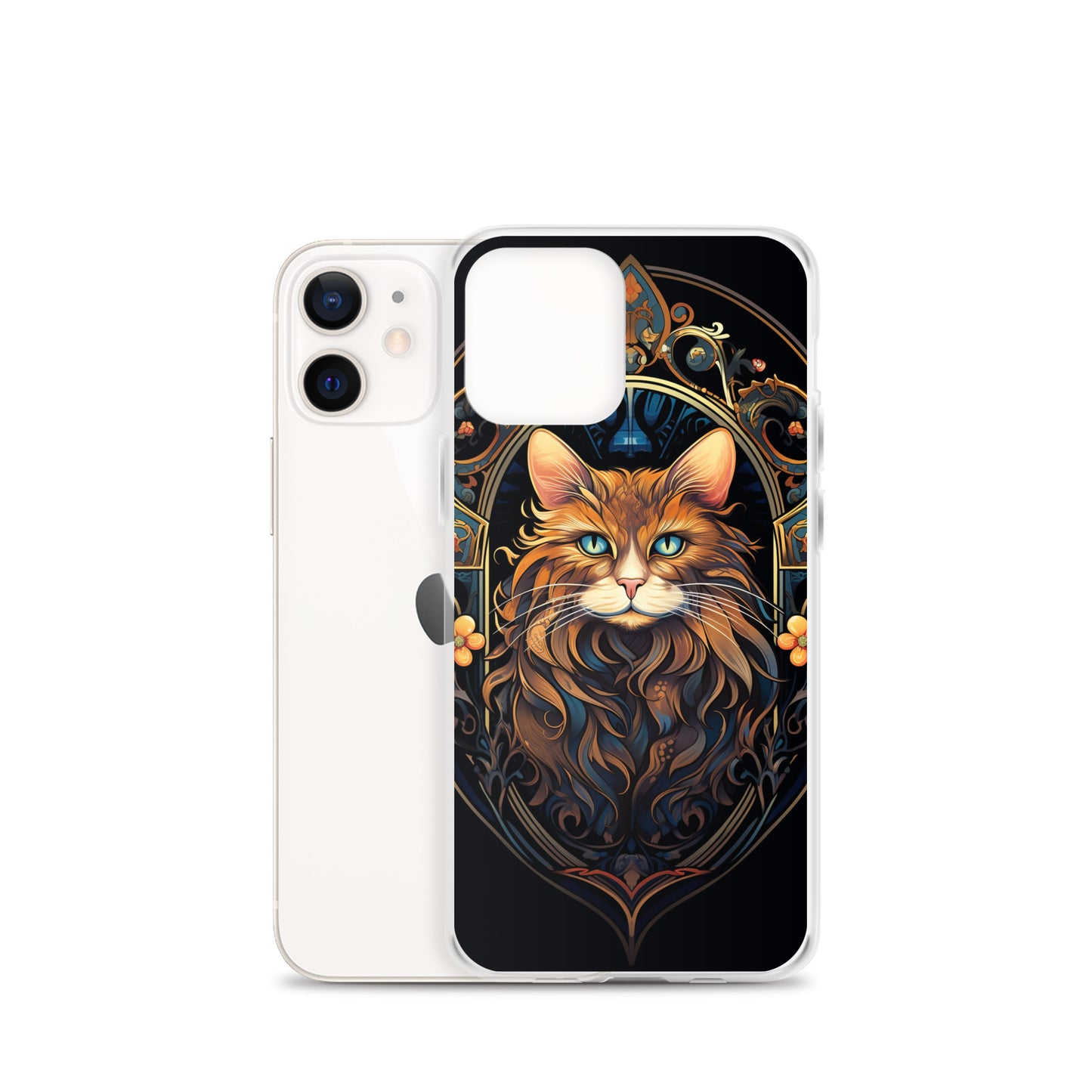 Art Nouveau Cat #3 iPhone Case