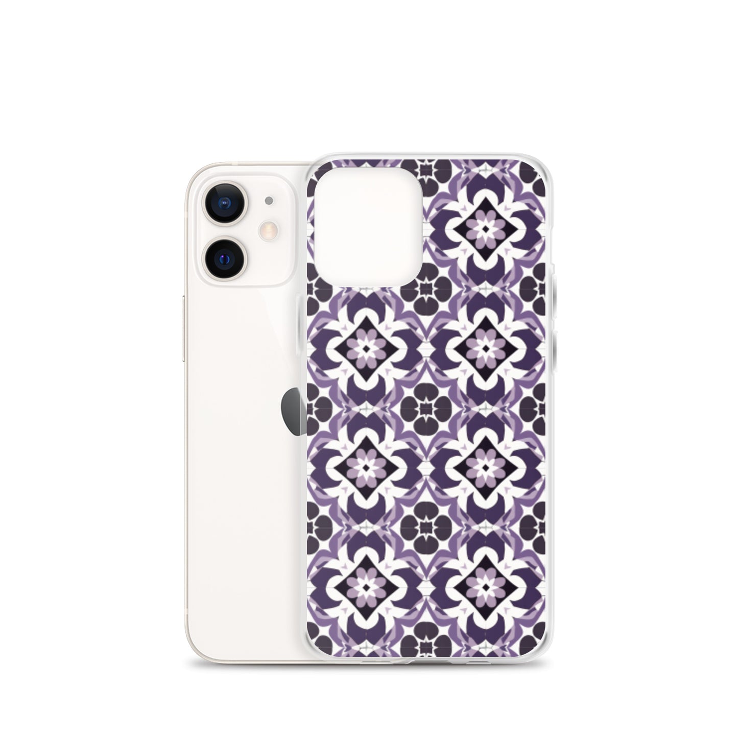 iPhone Case Purple Moroccan Style Tile