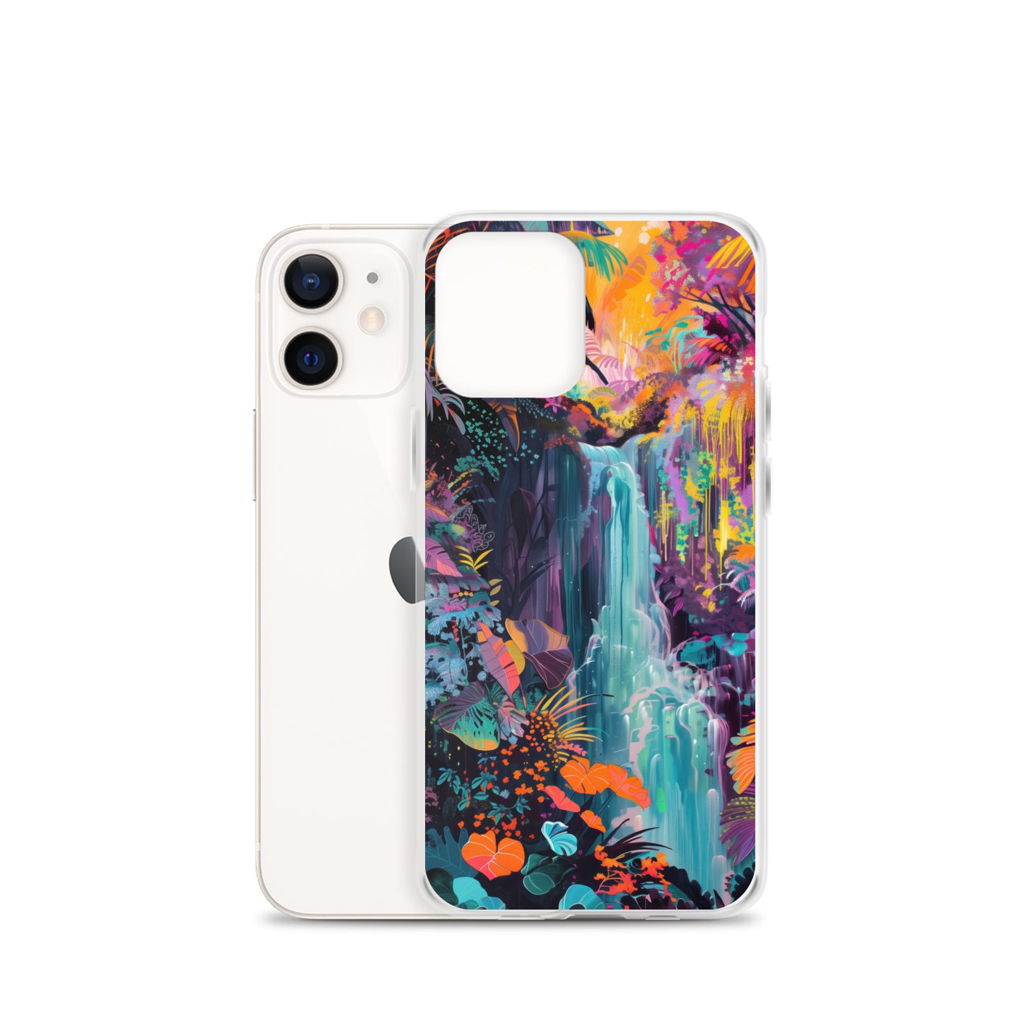 iPhone Case Vibrant Tropical Jungle Waterfall