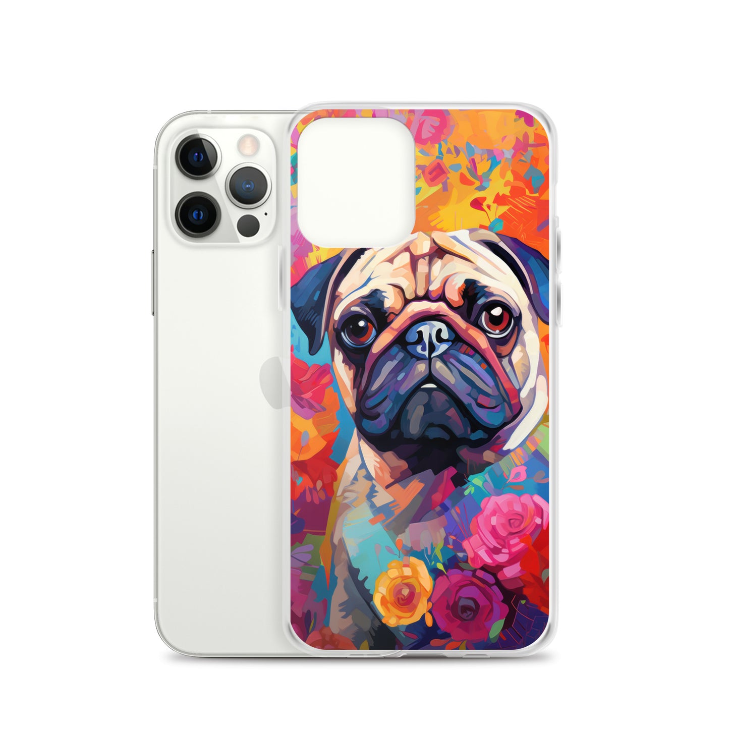 iPhone Case Painted Pug