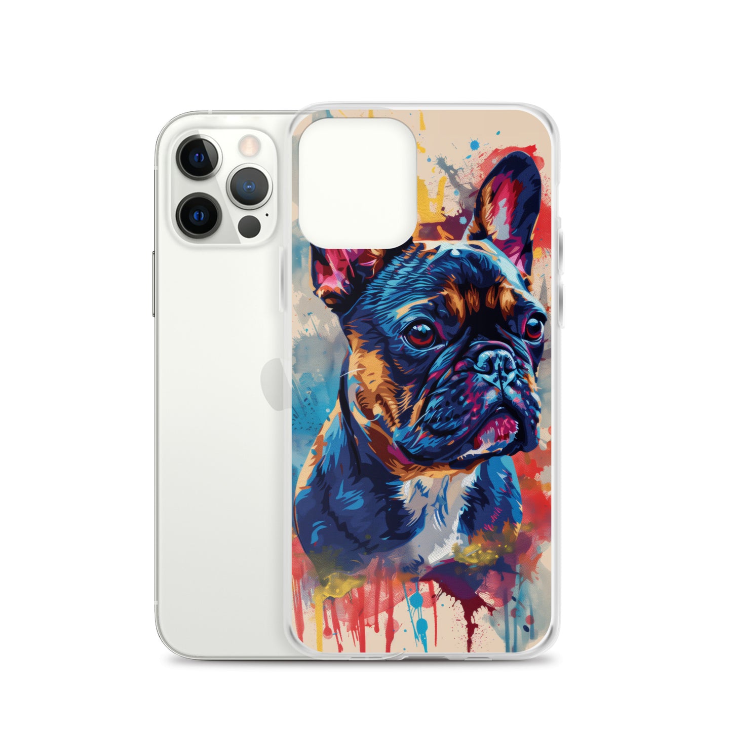 Painted French Bulldog iPhone Case
