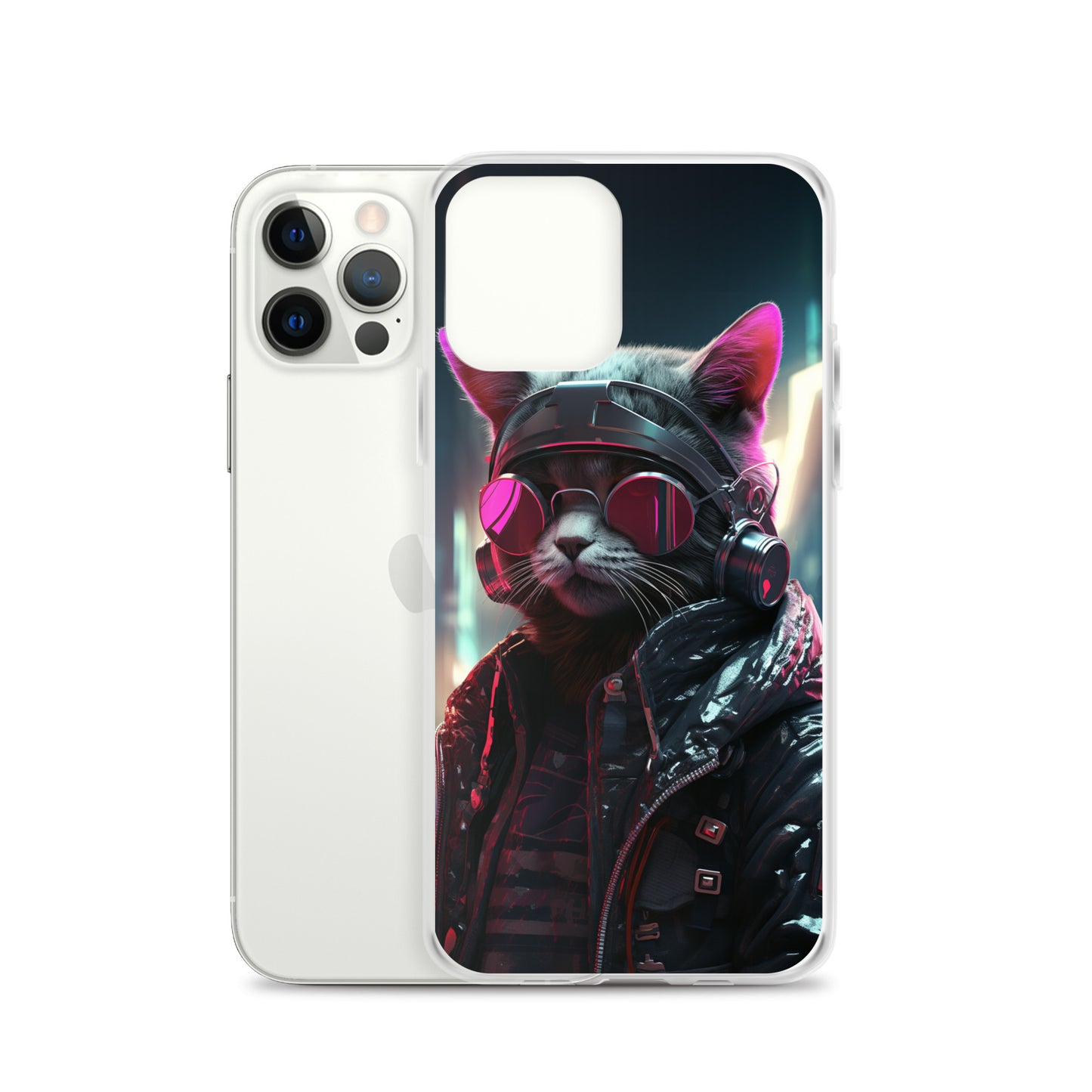 Cyberpunk Kitty Cat iPhone Case