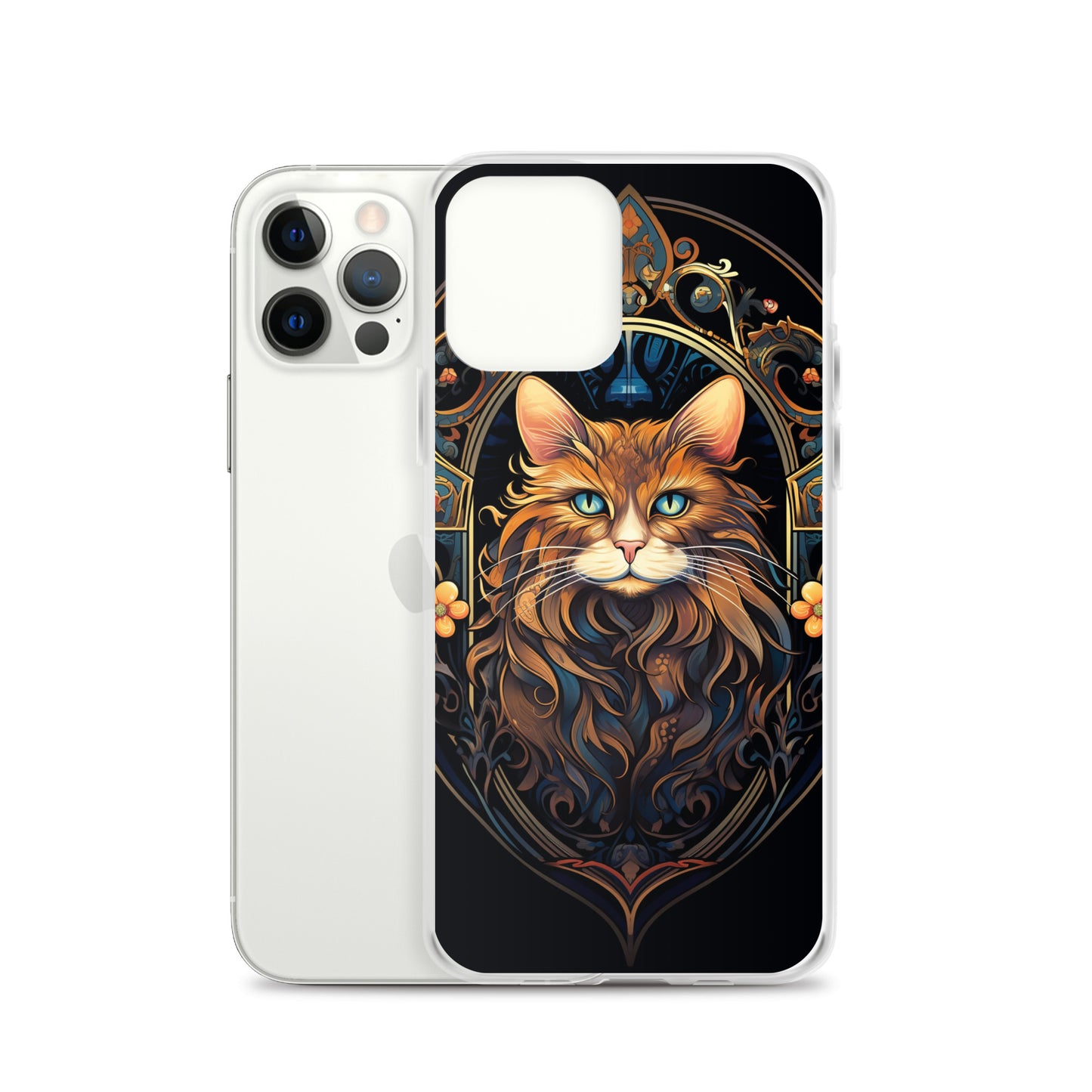 Art Nouveau Cat #3 iPhone Case