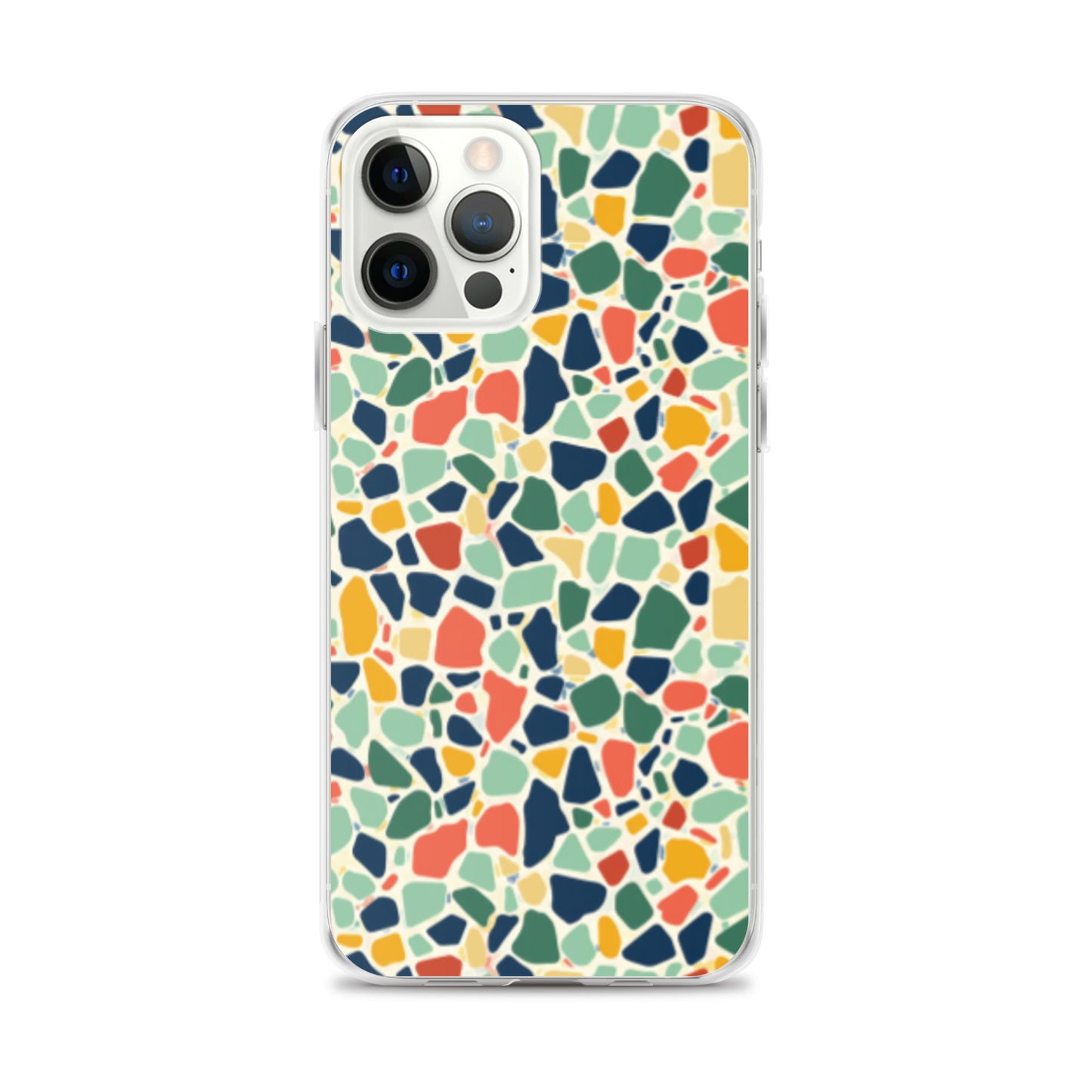 iPhone Case Colorful Retro Terrazzo Tile