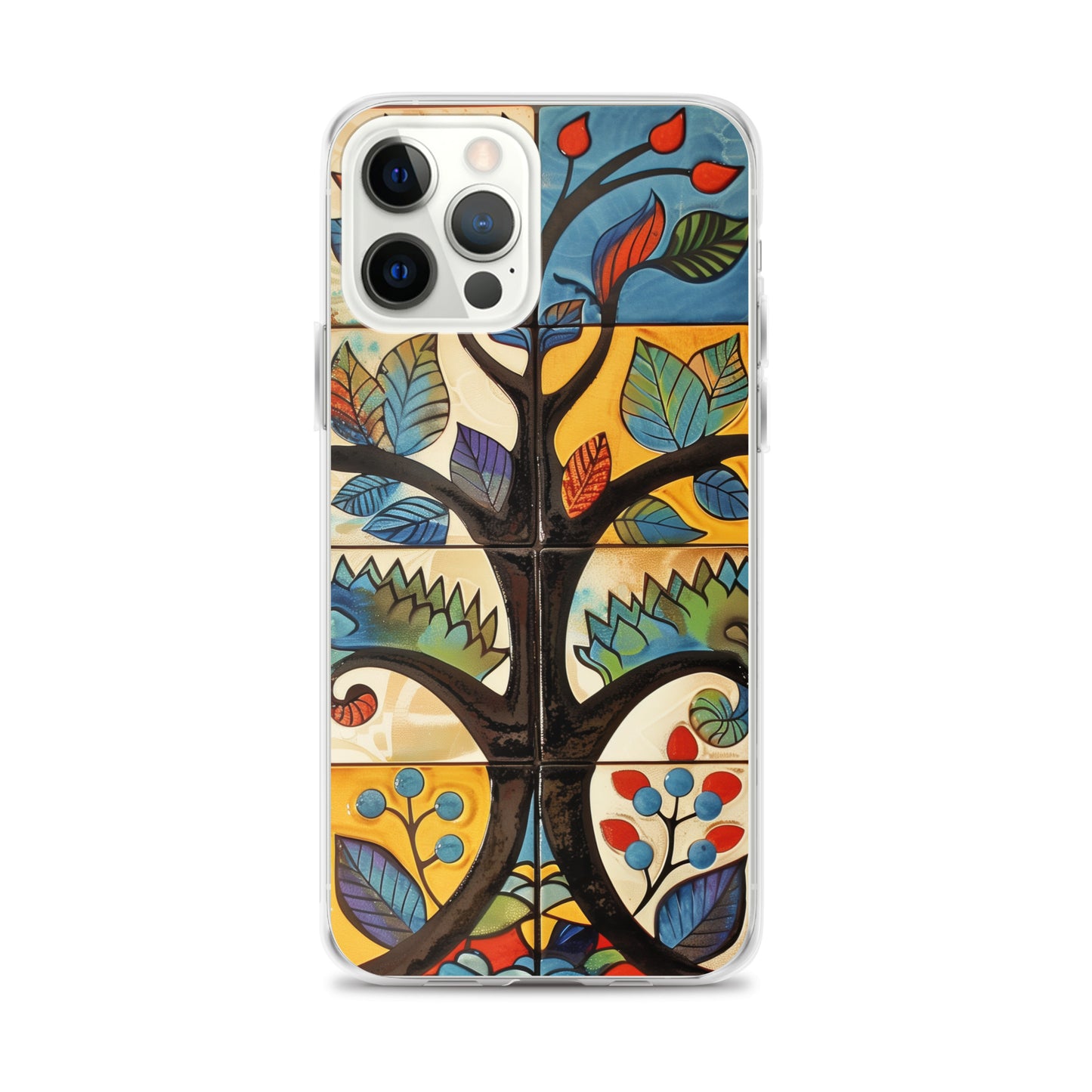 iPhone Case Colorful Tile Tree