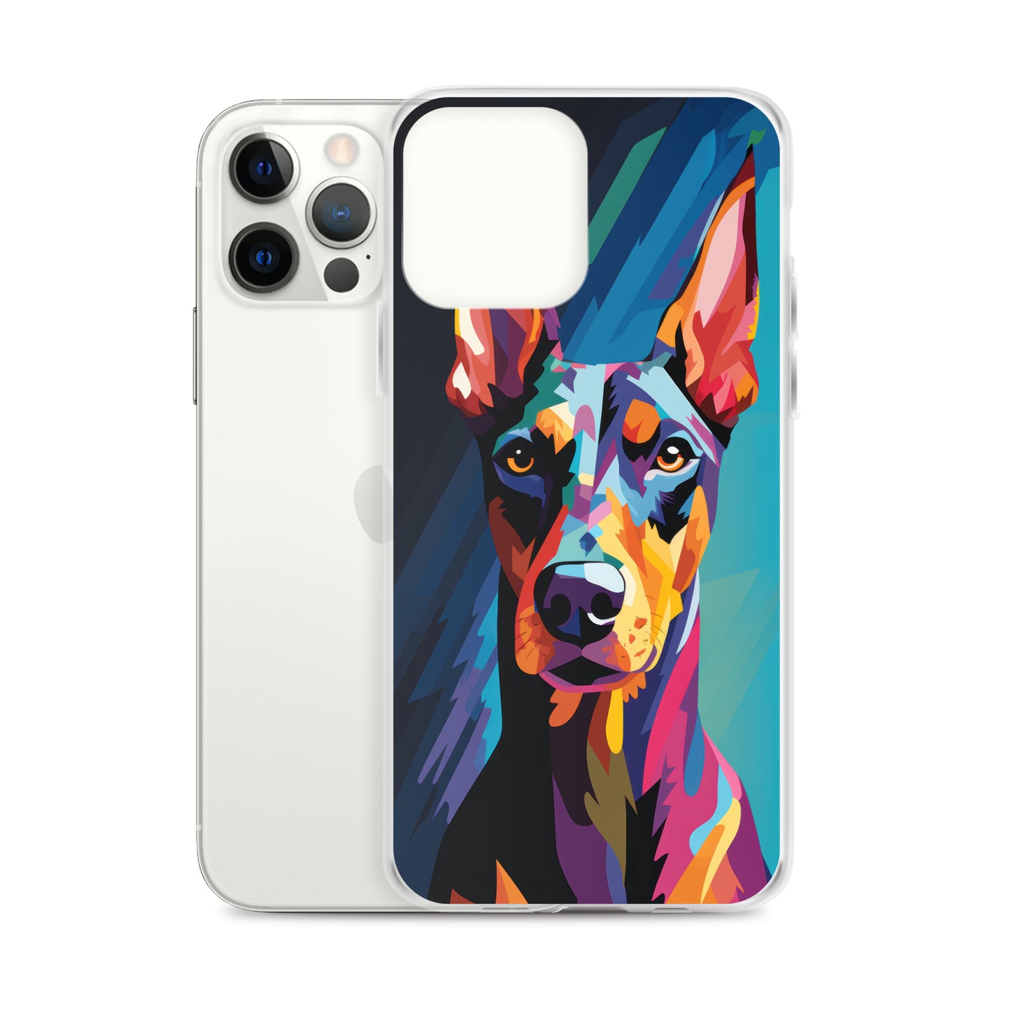 iPhone Case Painted Doberman Pinscher