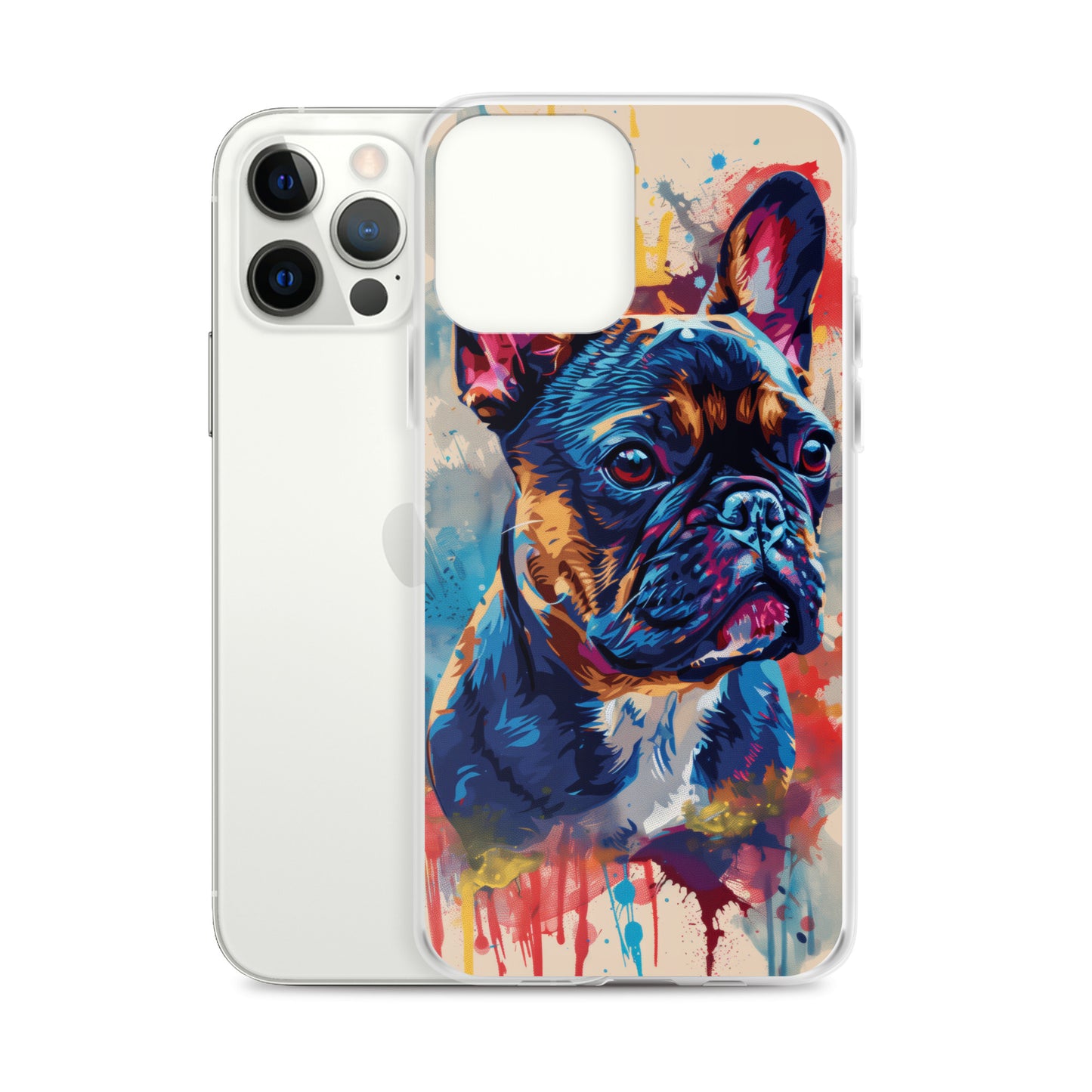 Painted French Bulldog iPhone Case