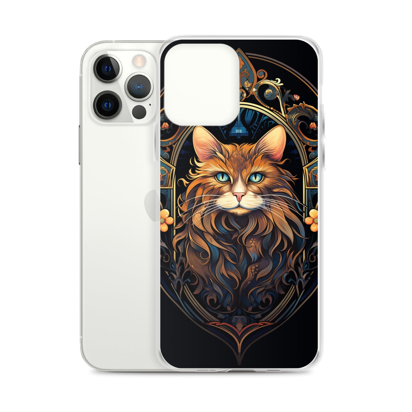 Art Nouveau Cat #3 iPhone Case