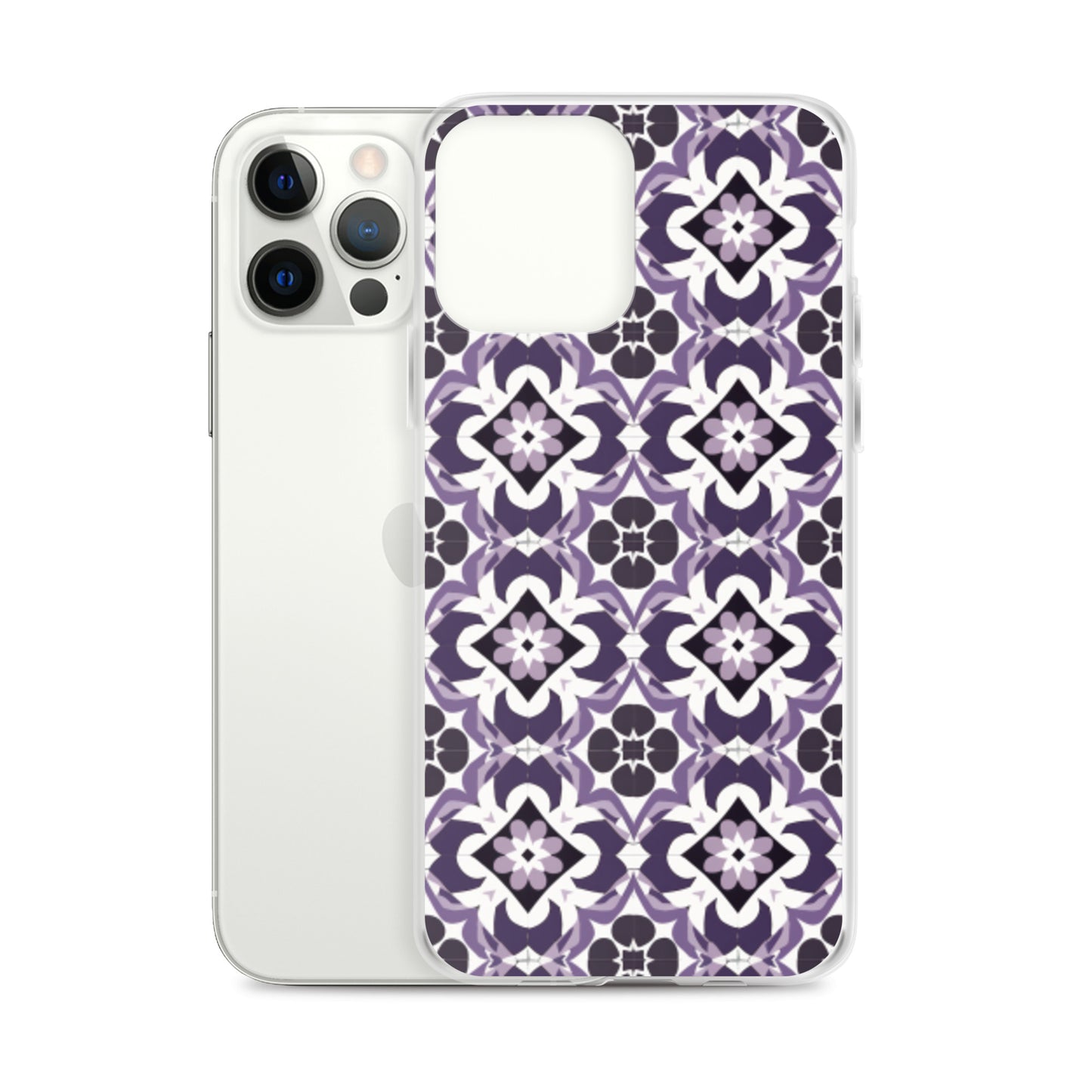 iPhone Case Purple Moroccan Style Tile