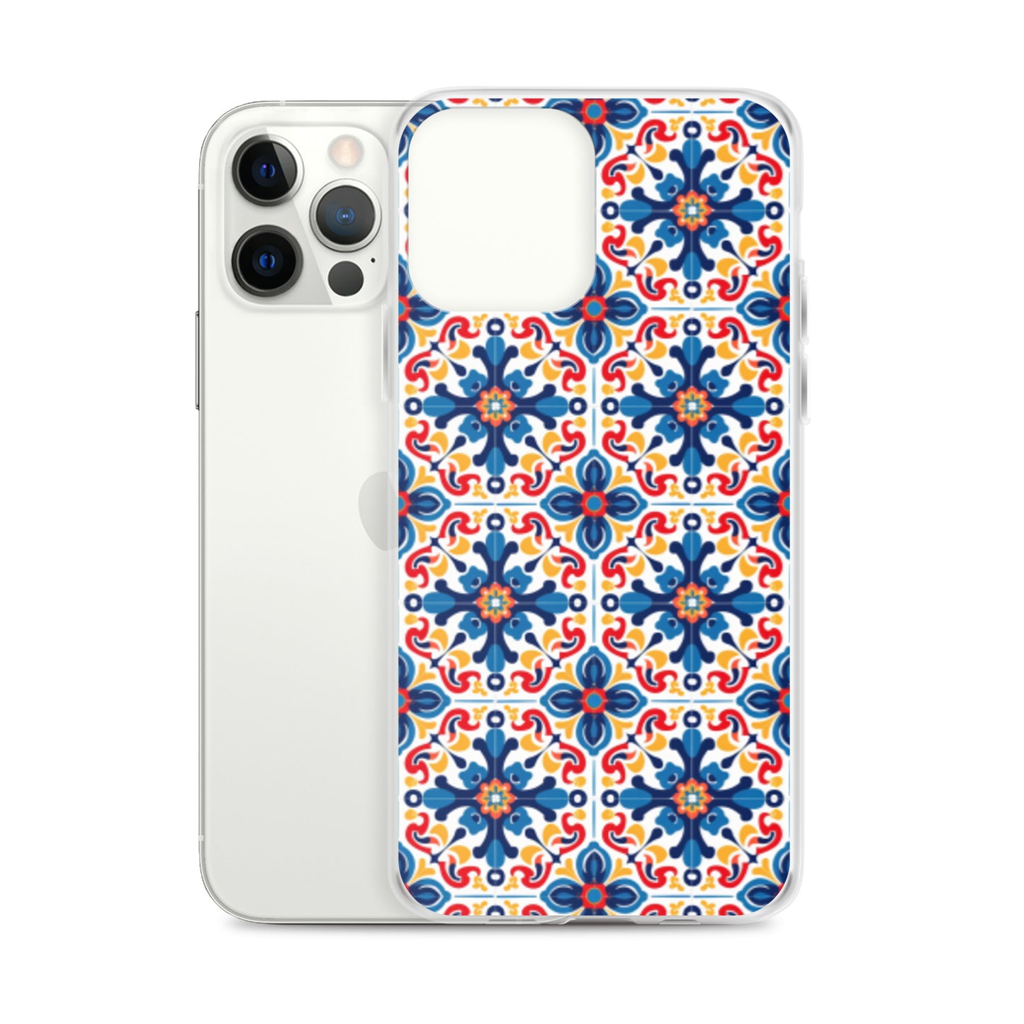iPhone Case Talavera Tiles Blue and Red