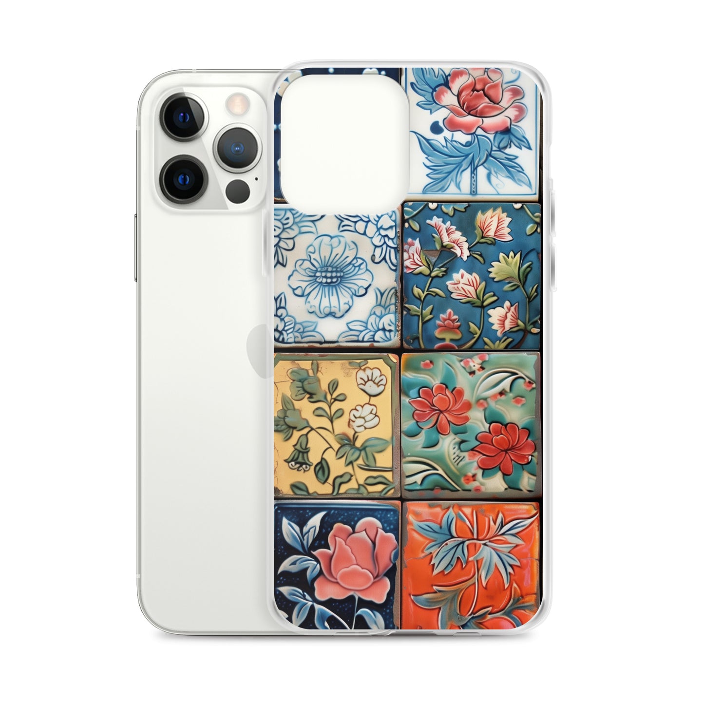 iPhone Case Colorful Majolilca Tiles