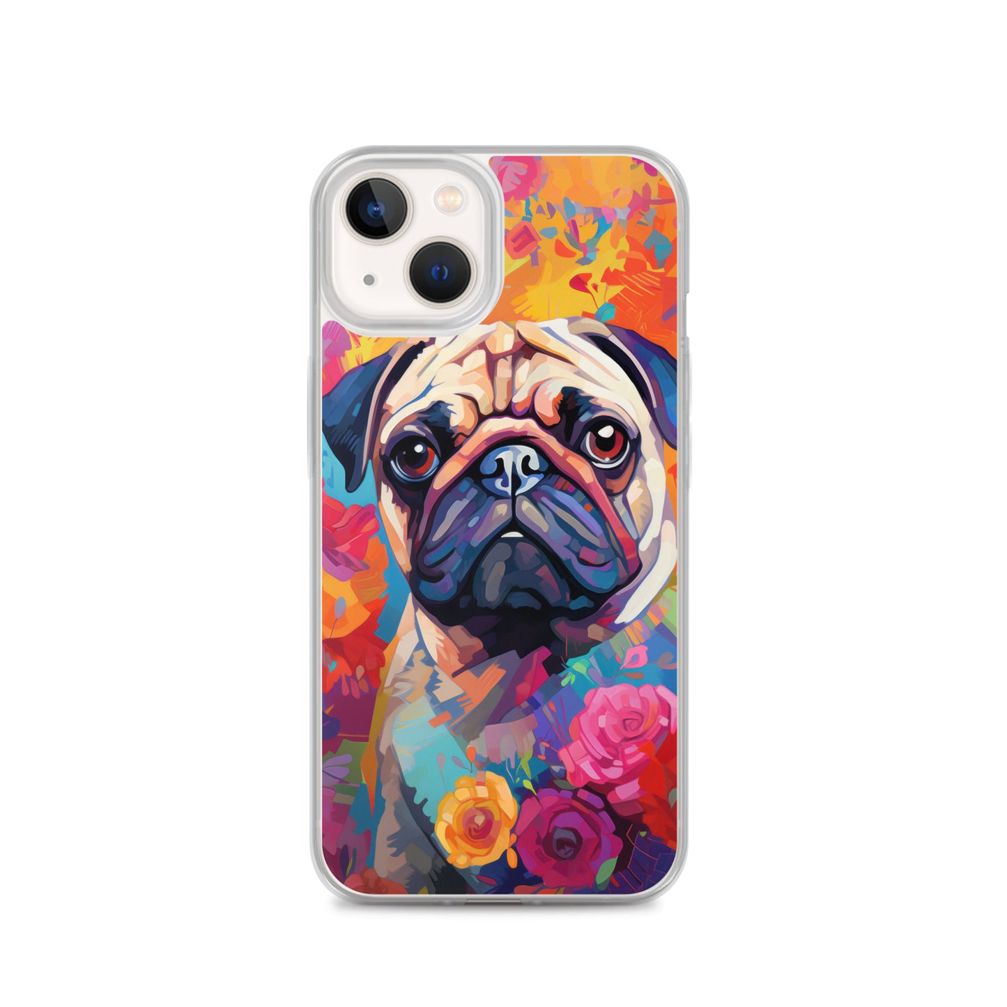iPhone Case Painted Pug
