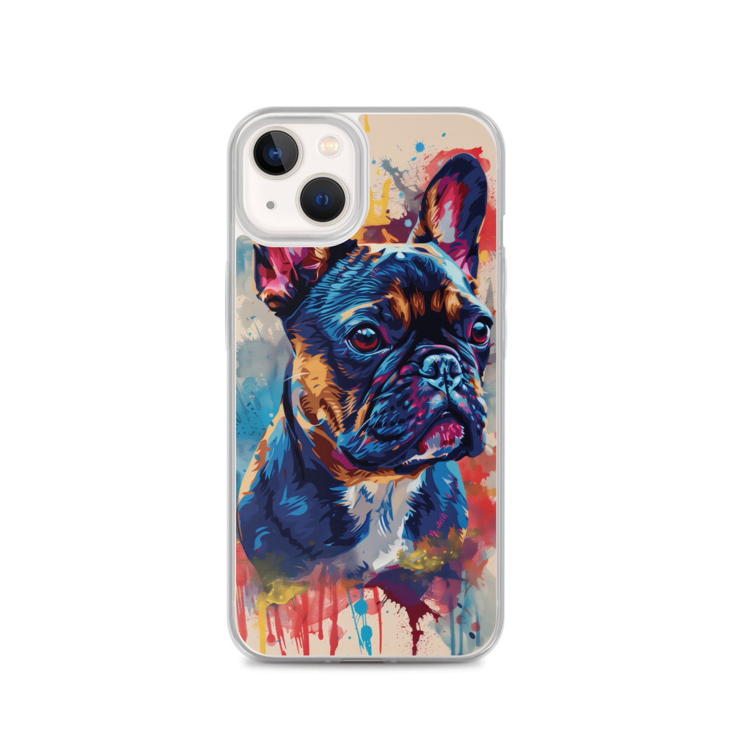 Painted French Bulldog iPhone Case