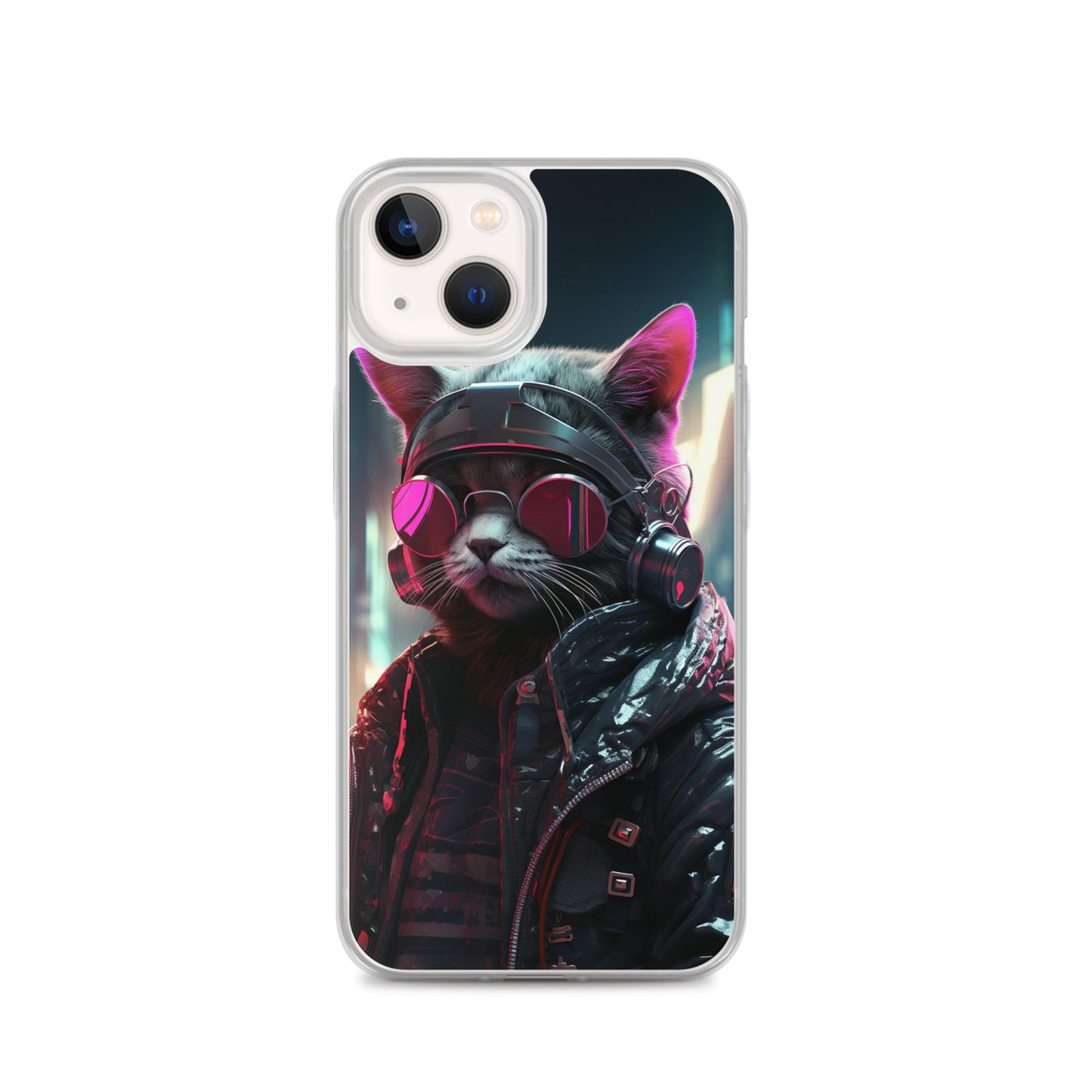 Cyberpunk Kitty Cat iPhone Case