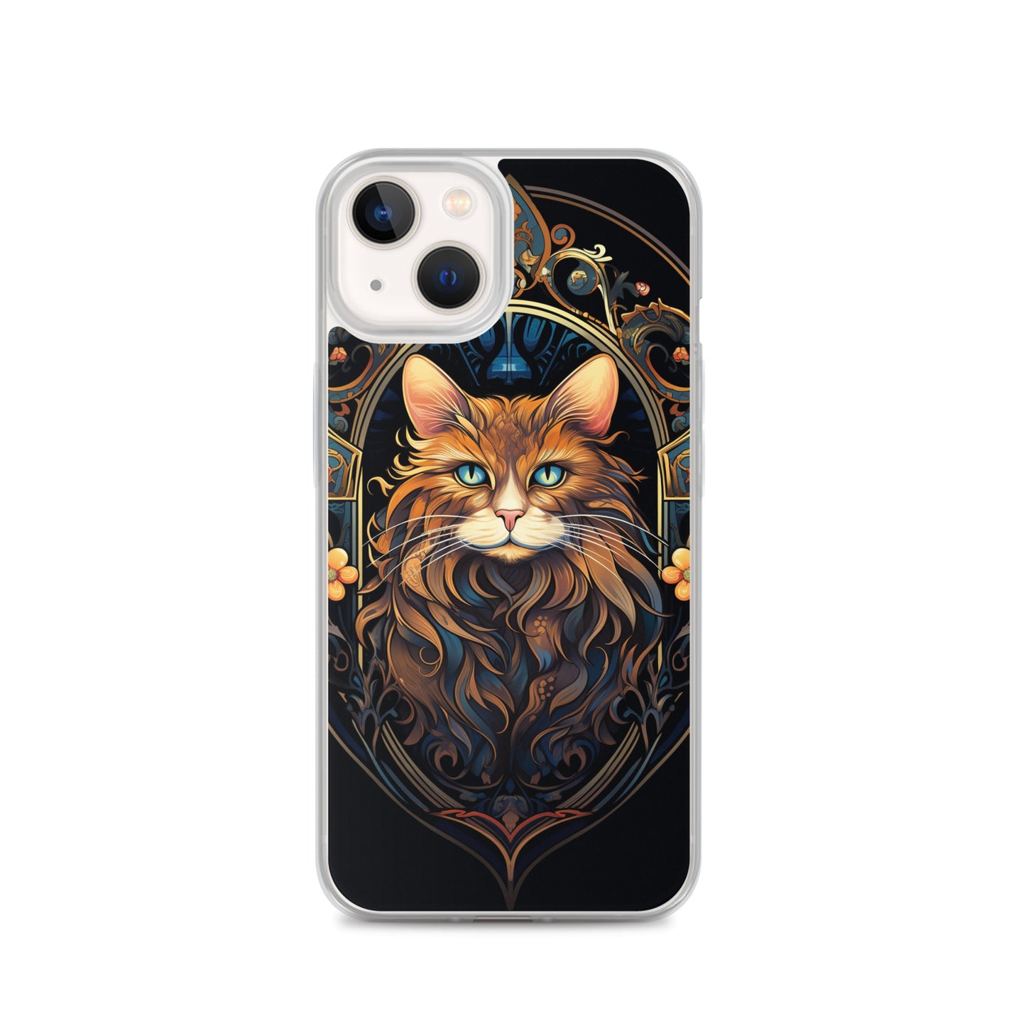 Art Nouveau Cat #3 iPhone Case