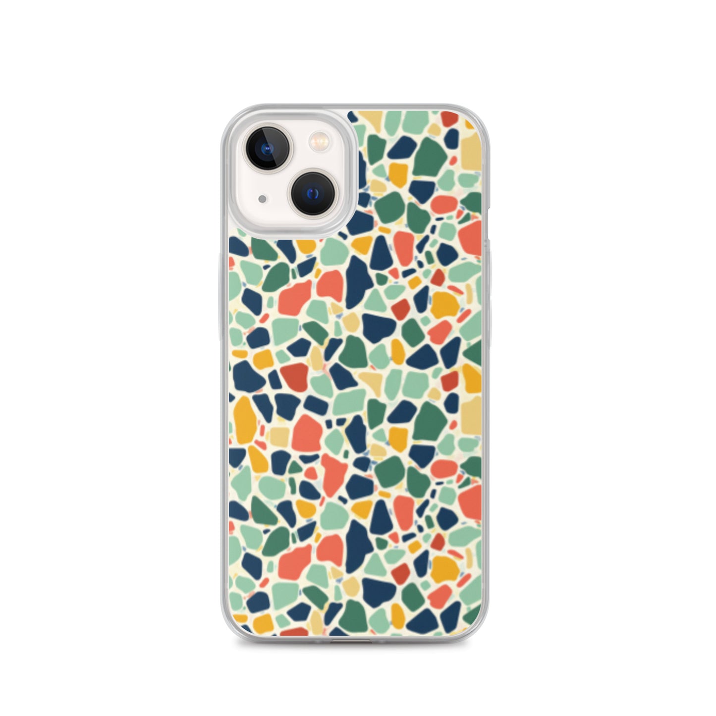 iPhone Case Colorful Retro Terrazzo Tile