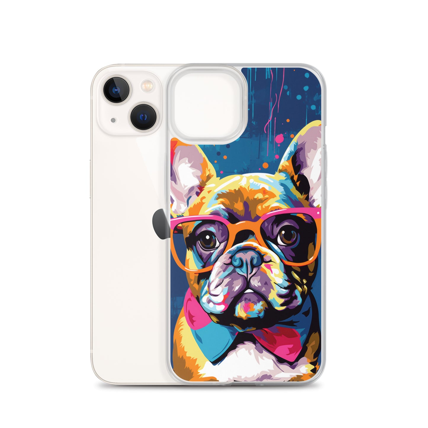 iPhone Case Painted Stylish French Bulldog
