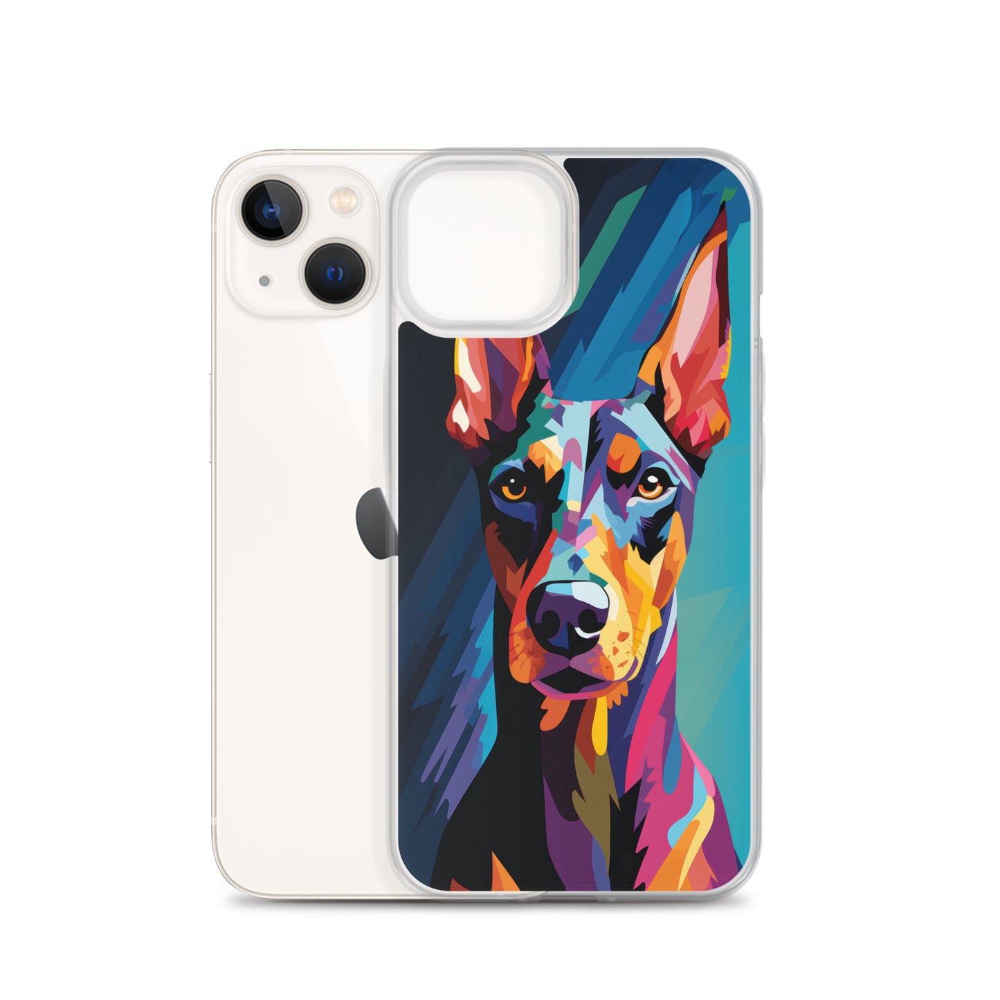 iPhone Case Painted Doberman Pinscher