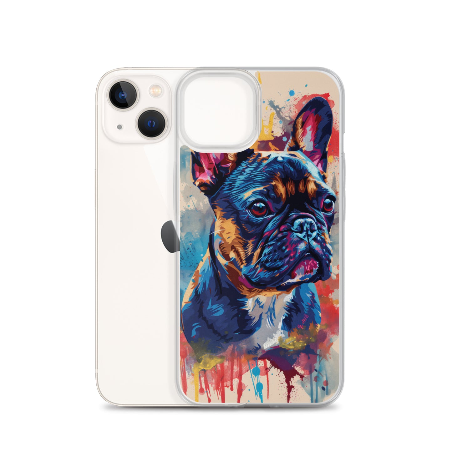 Painted French Bulldog iPhone Case