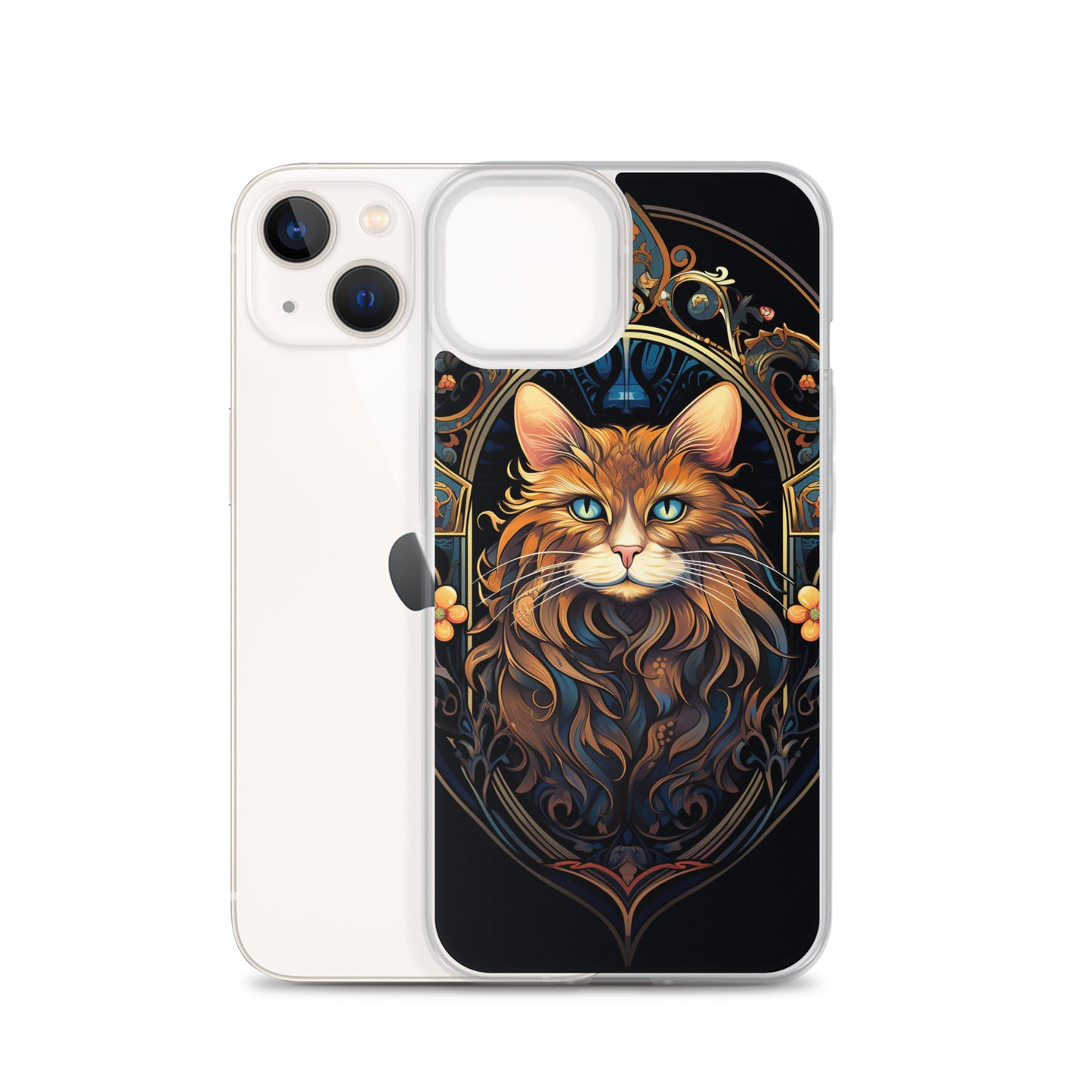Art Nouveau Cat #3 iPhone Case