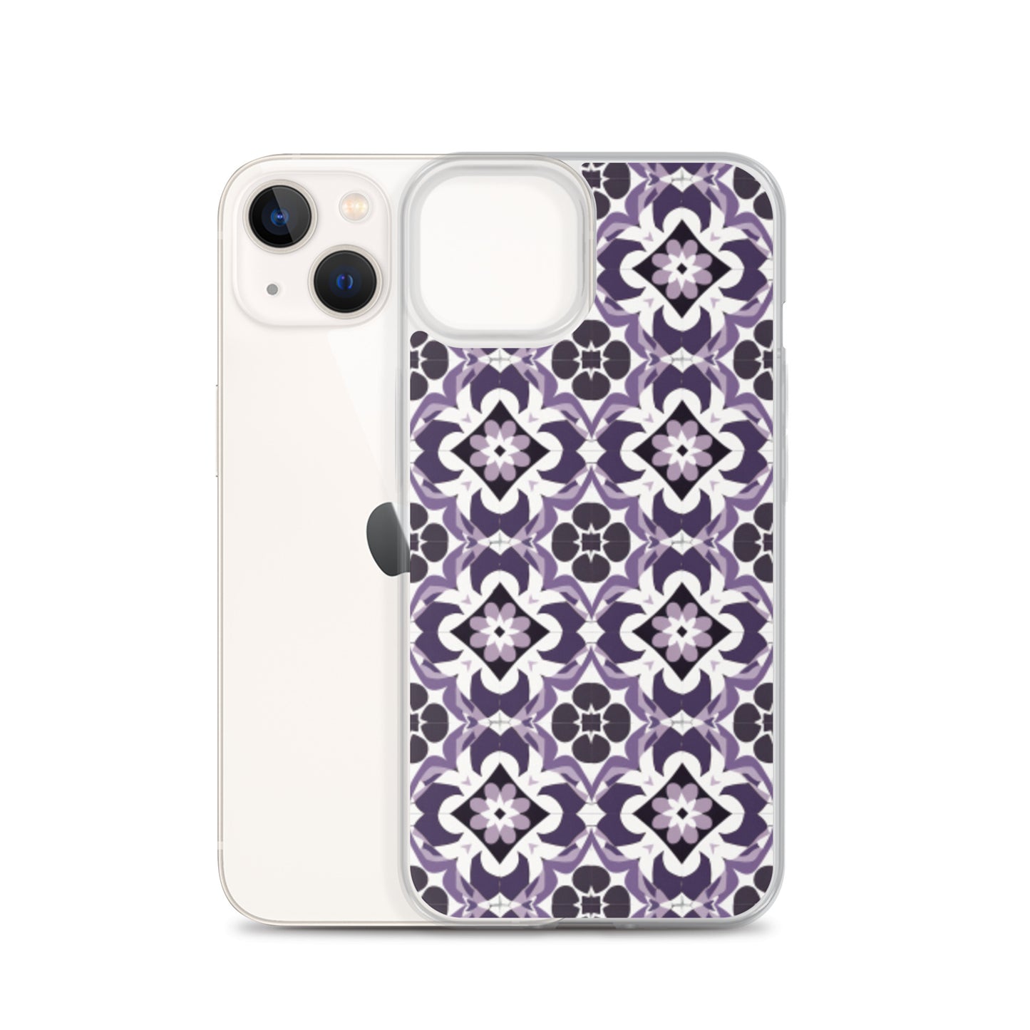 iPhone Case Purple Moroccan Style Tile