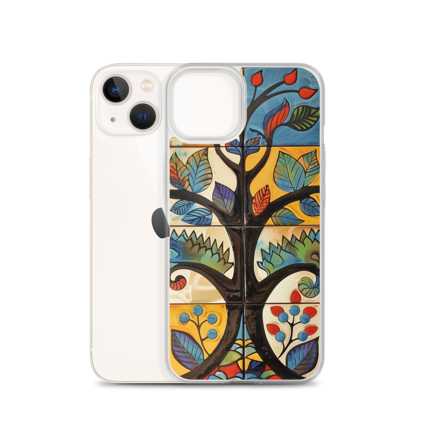 iPhone Case Colorful Tile Tree