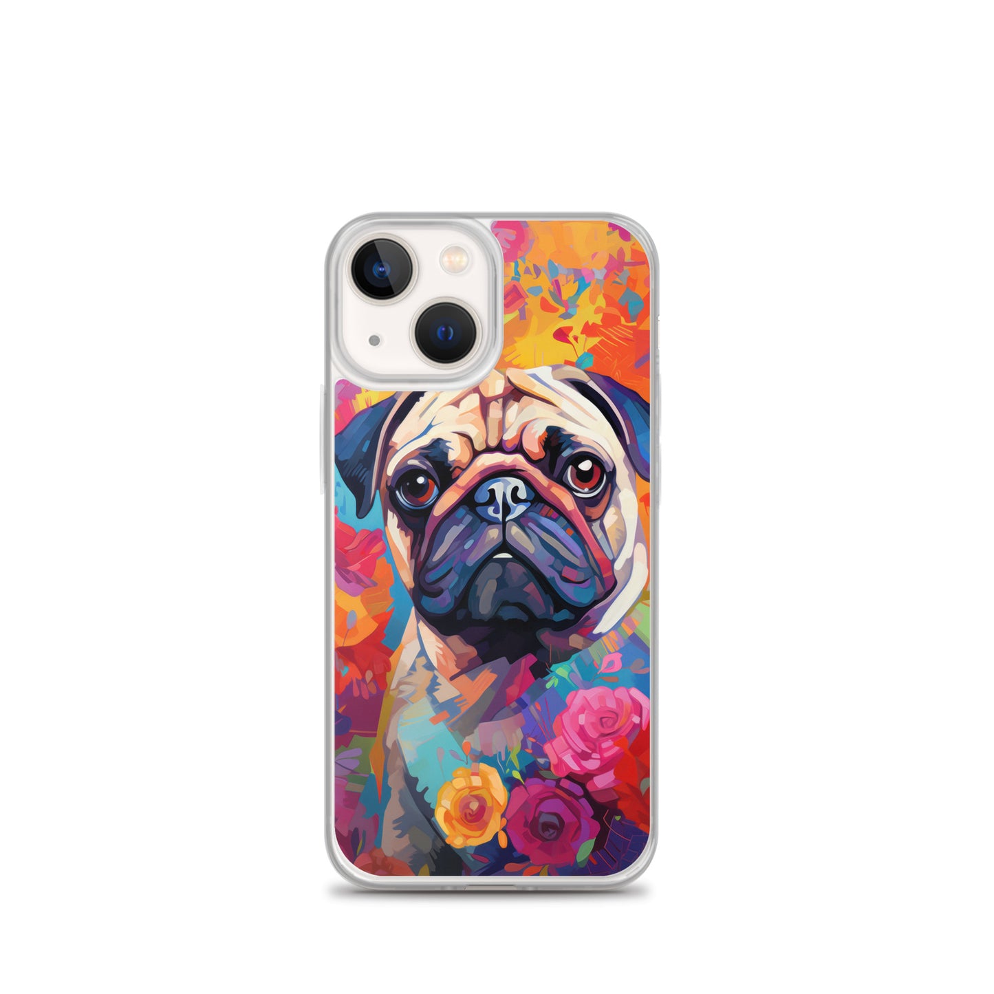 iPhone Case Painted Pug