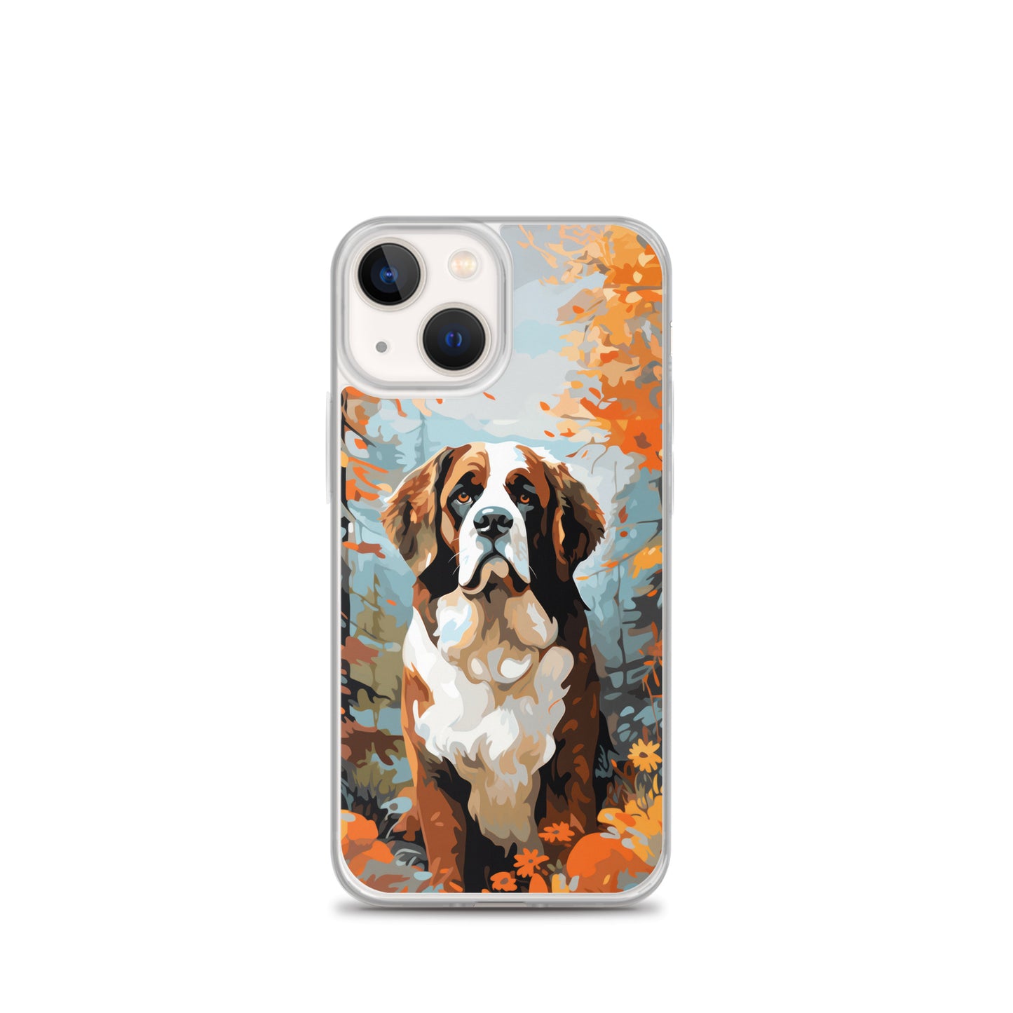 iPhone Case Painted St. Bernard