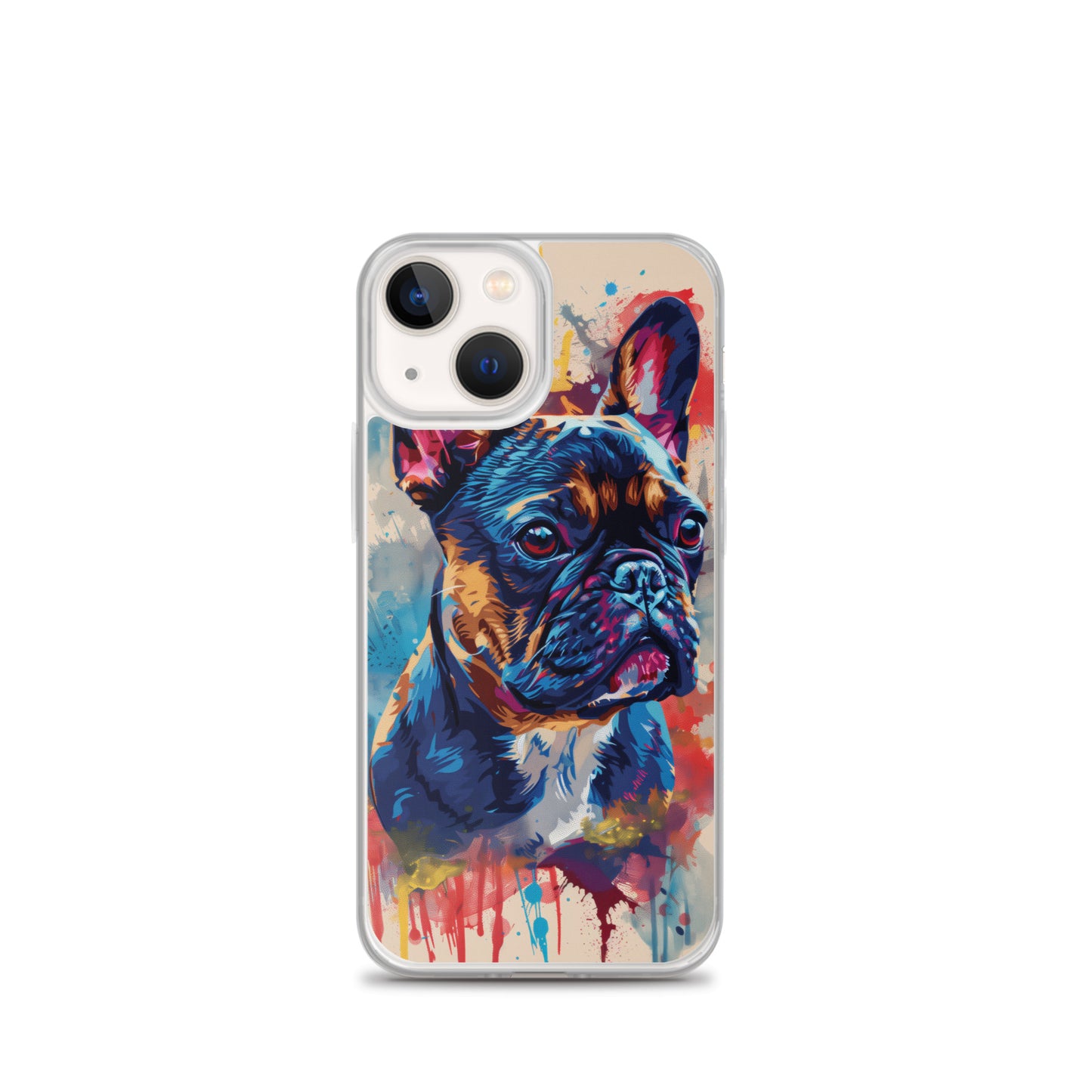 Painted French Bulldog iPhone Case