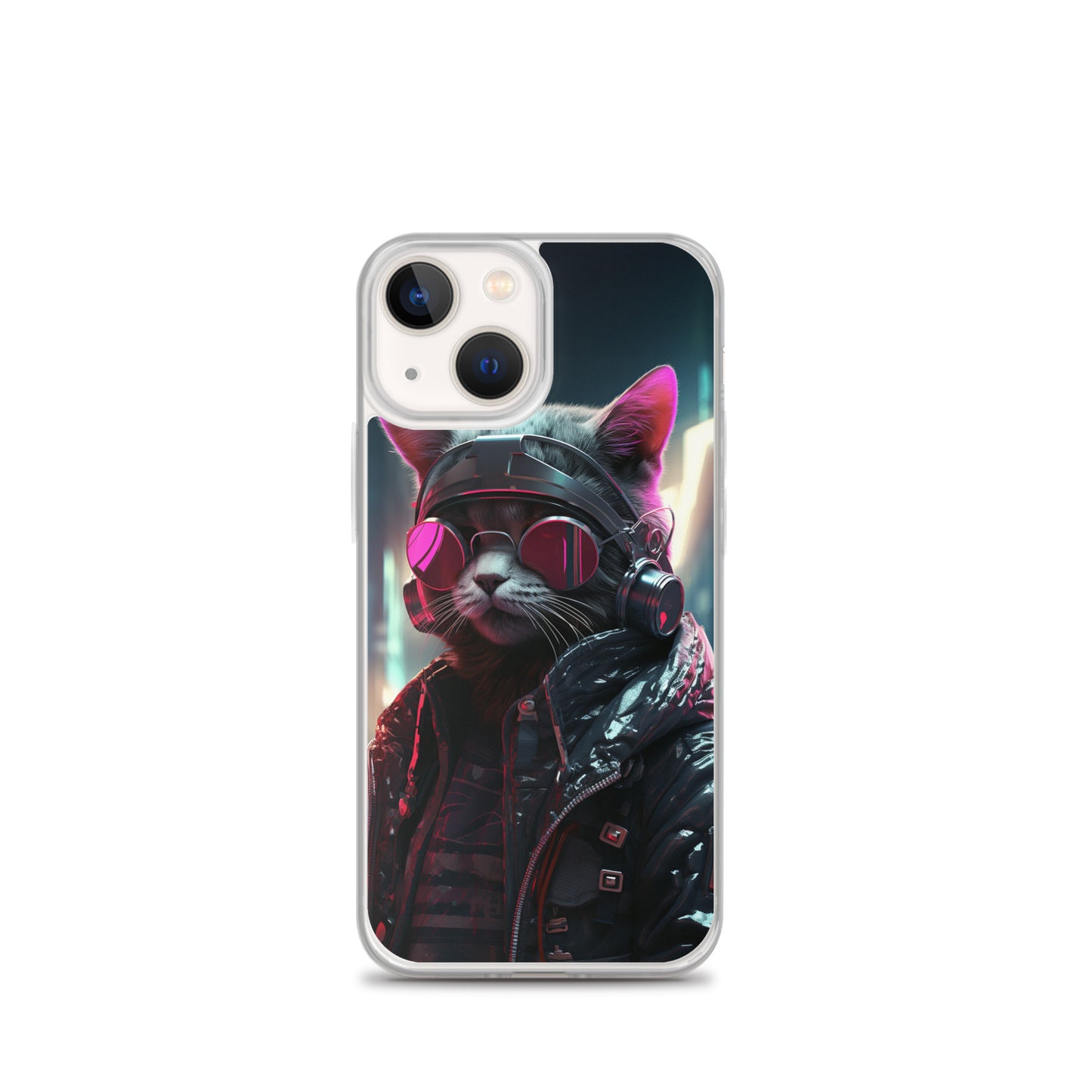 Cyberpunk Kitty Cat iPhone Case