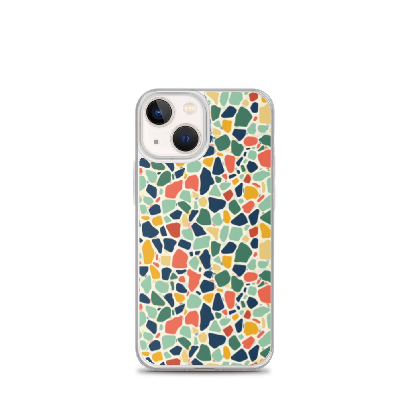 iPhone Case Colorful Retro Terrazzo Tile