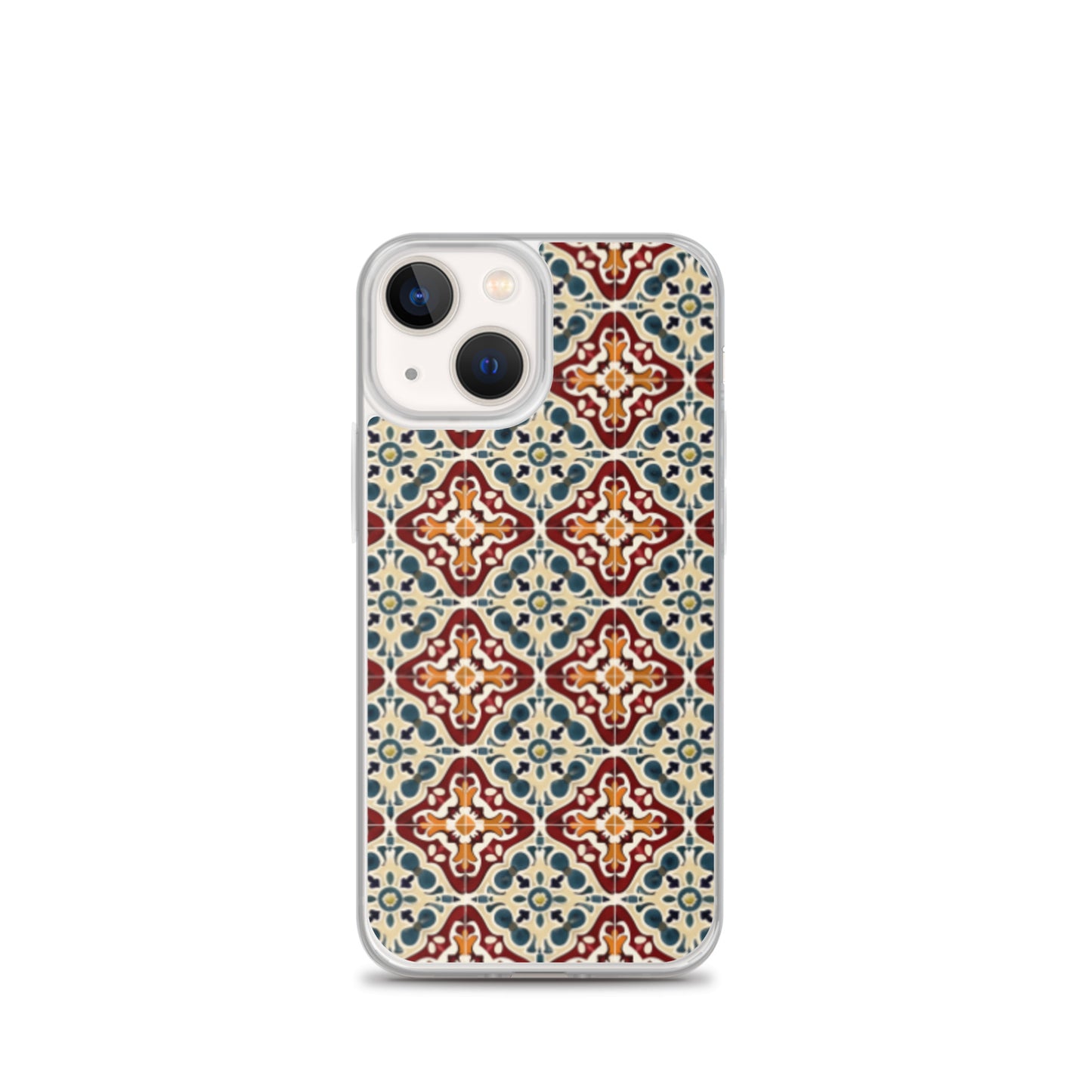 iPhone Case Classic Encaustic Tile Red