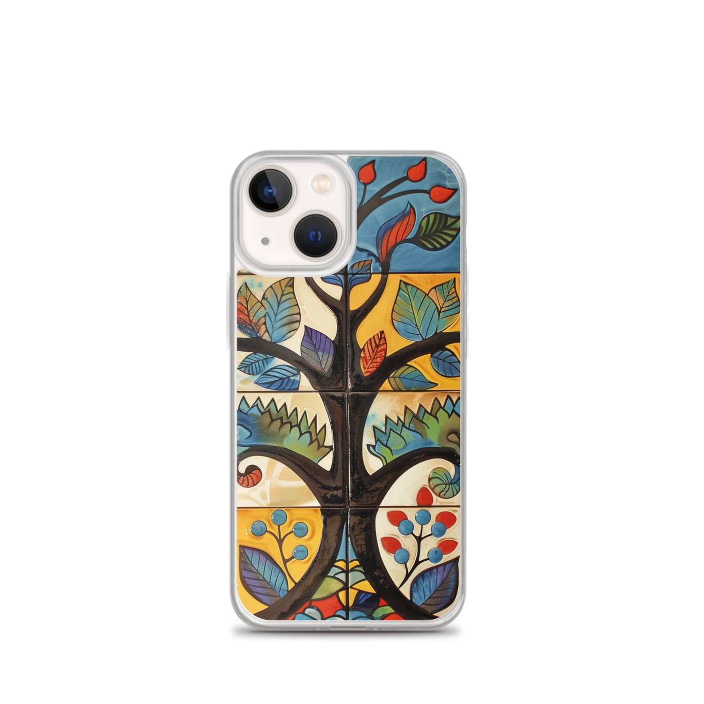iPhone Case Colorful Tile Tree