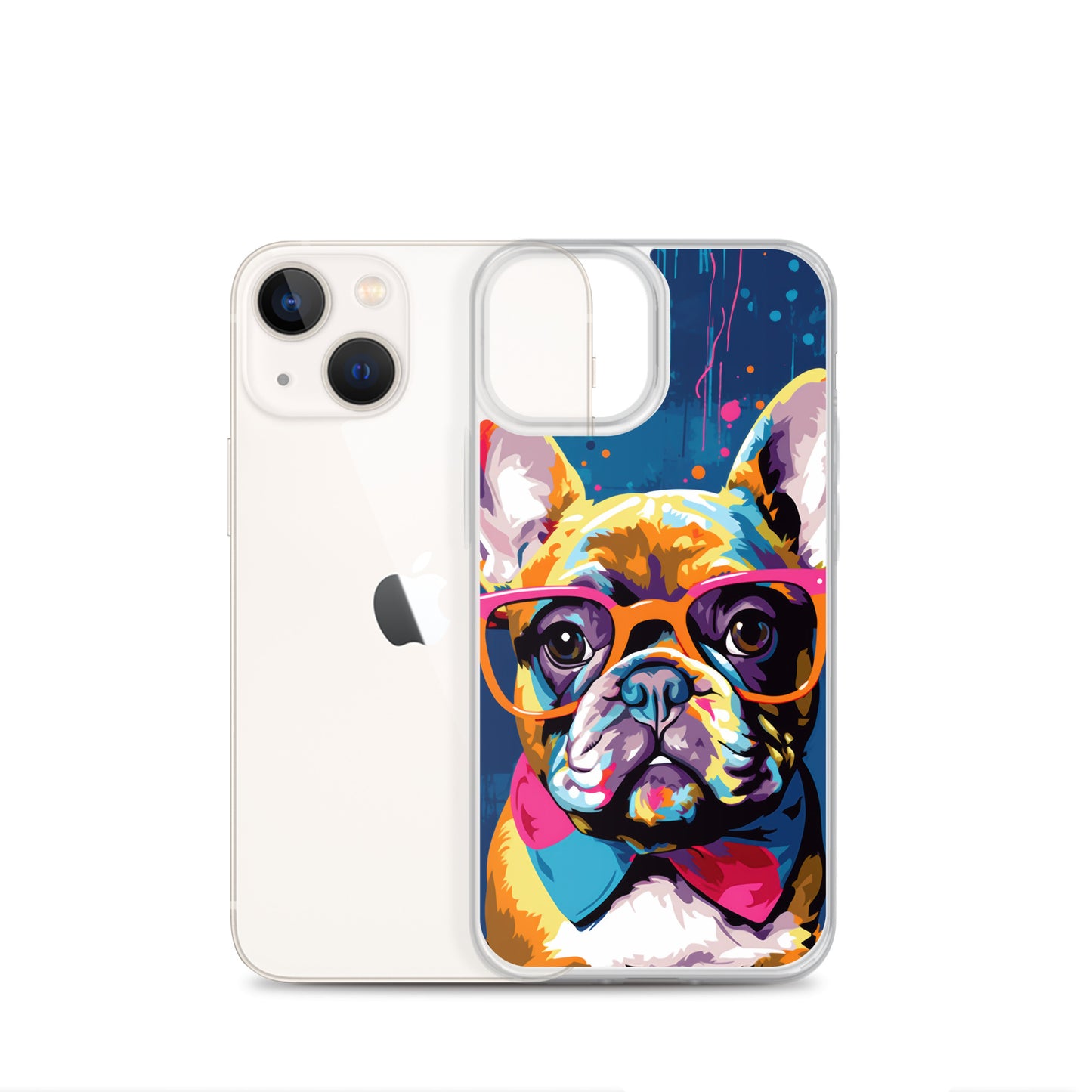 iPhone Case Painted Stylish French Bulldog