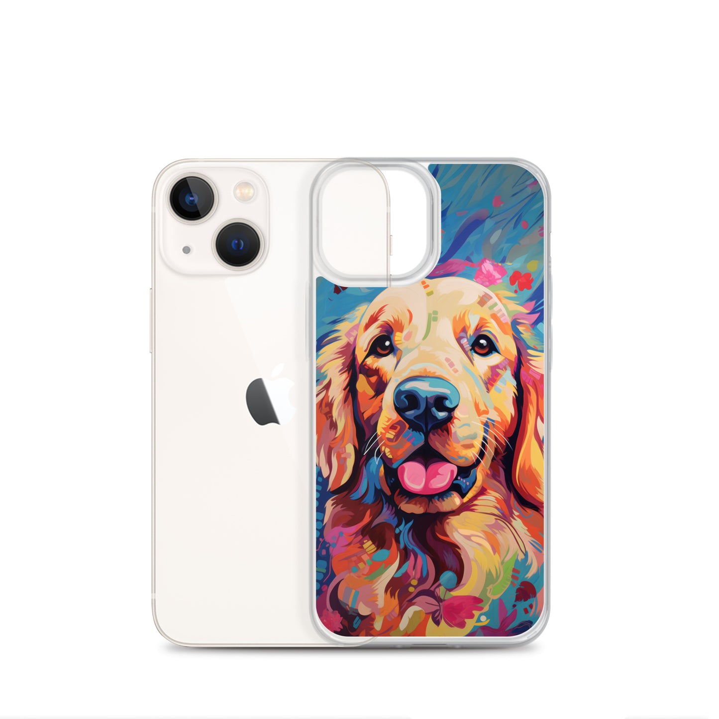 iPhone Case Painted Golden Retriever