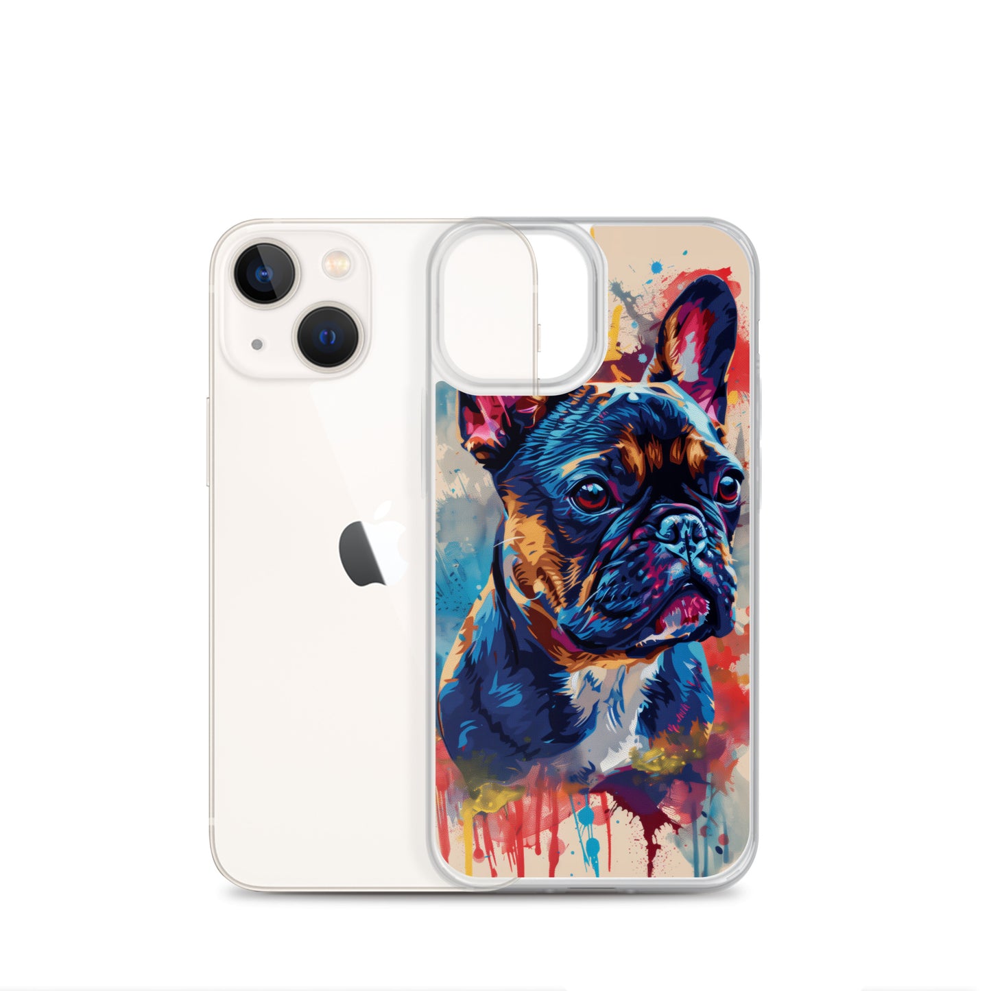 Painted French Bulldog iPhone Case