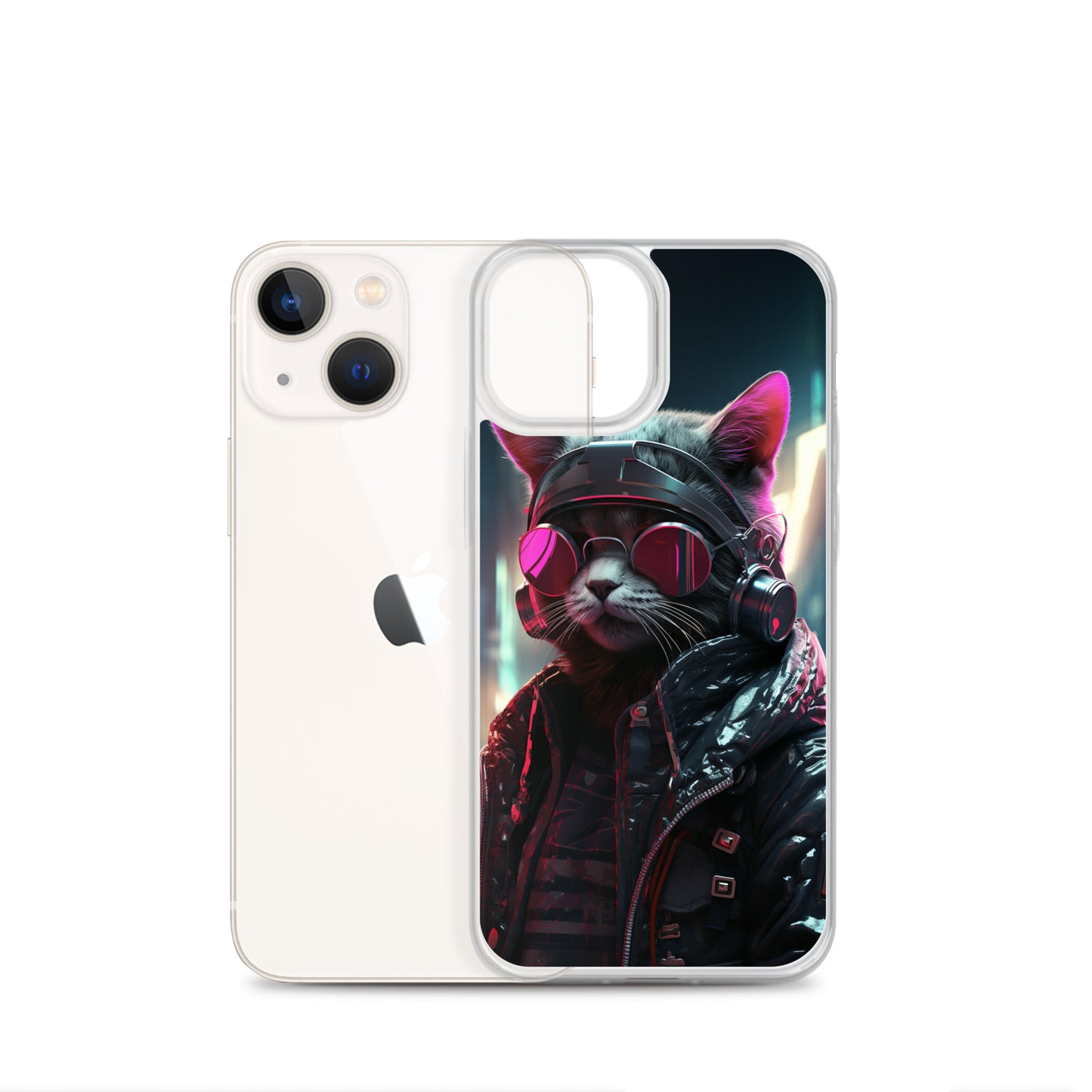 Cyberpunk Kitty Cat iPhone Case