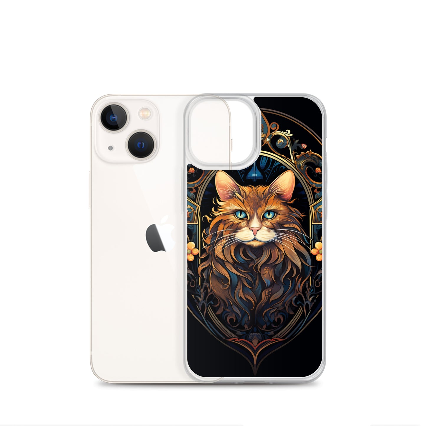Art Nouveau Cat #3 iPhone Case