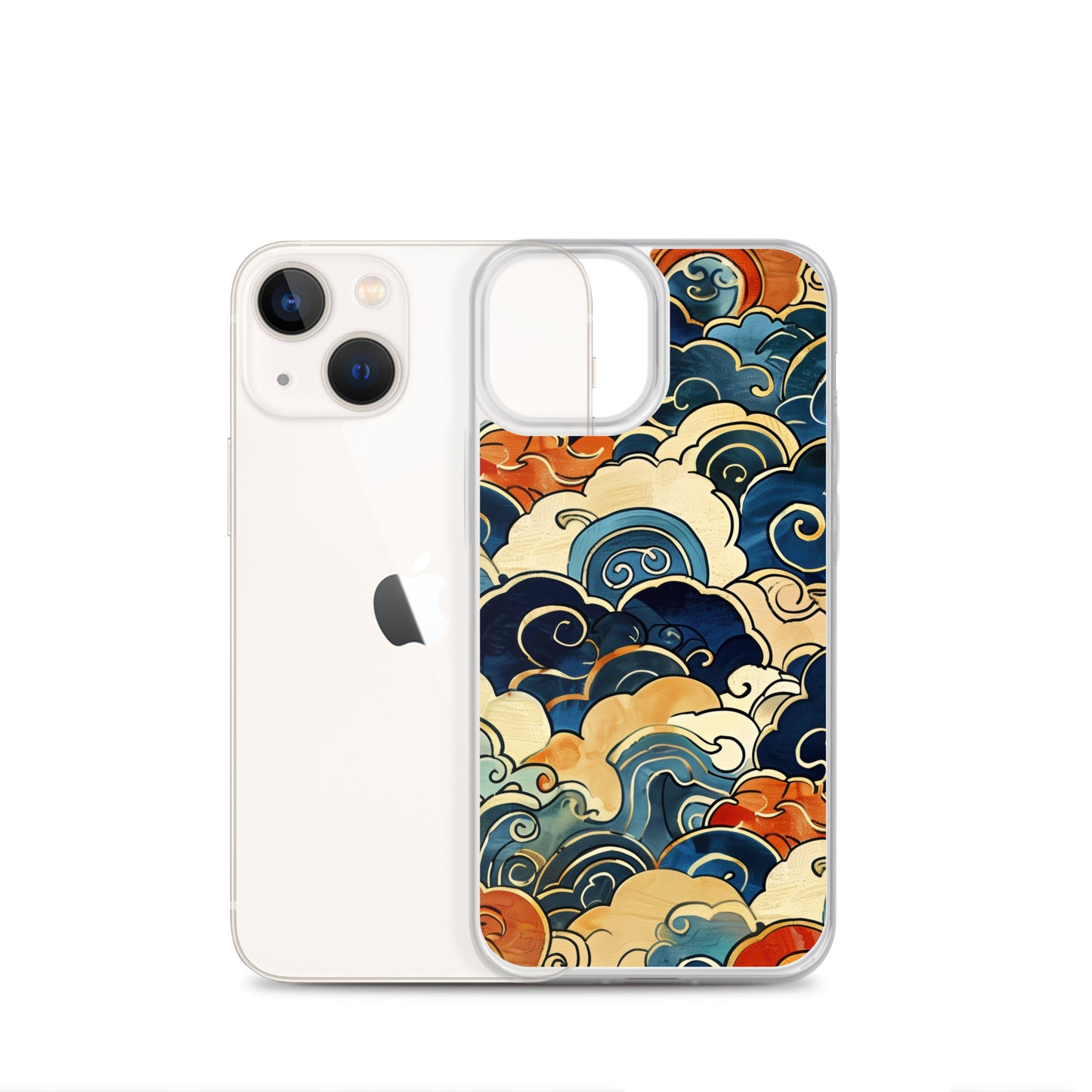 iPhone Case Stylized Clouds