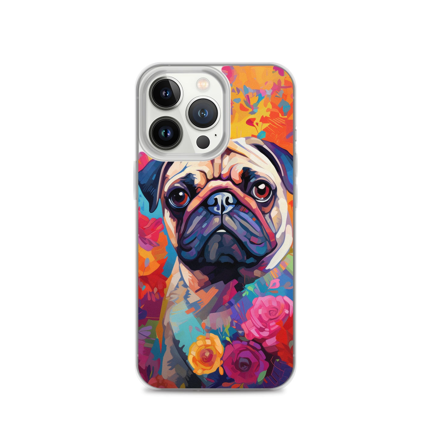 iPhone Case Painted Pug