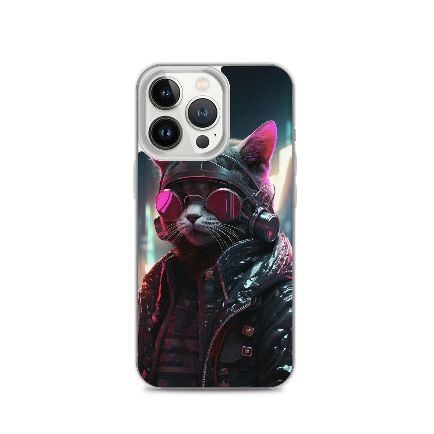 Cyberpunk Kitty Cat iPhone Case