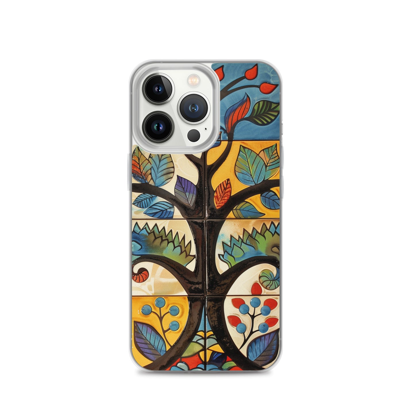 iPhone Case Colorful Tile Tree