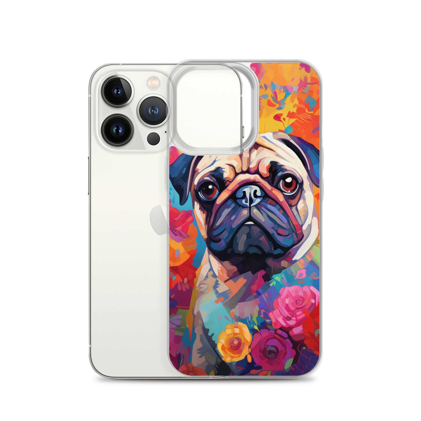 iPhone Case Painted Pug