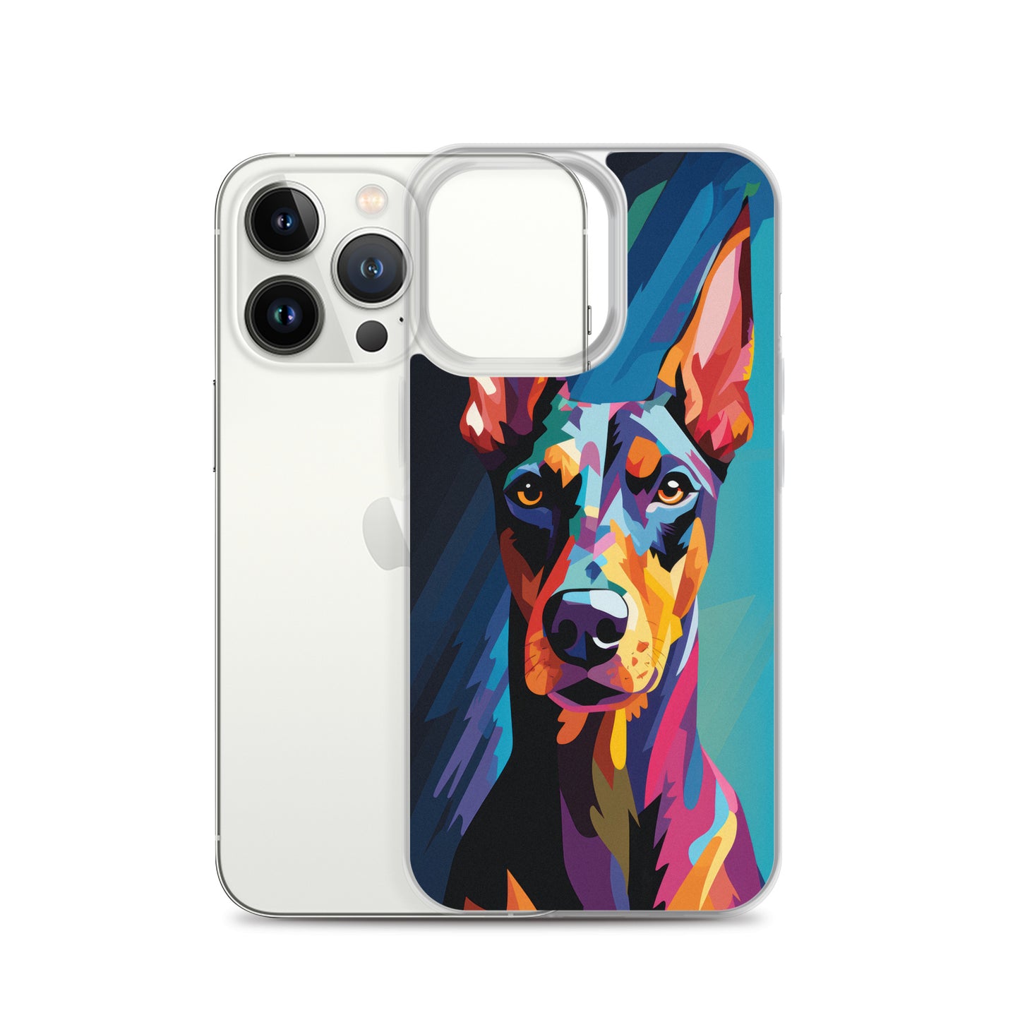 iPhone Case Painted Doberman Pinscher