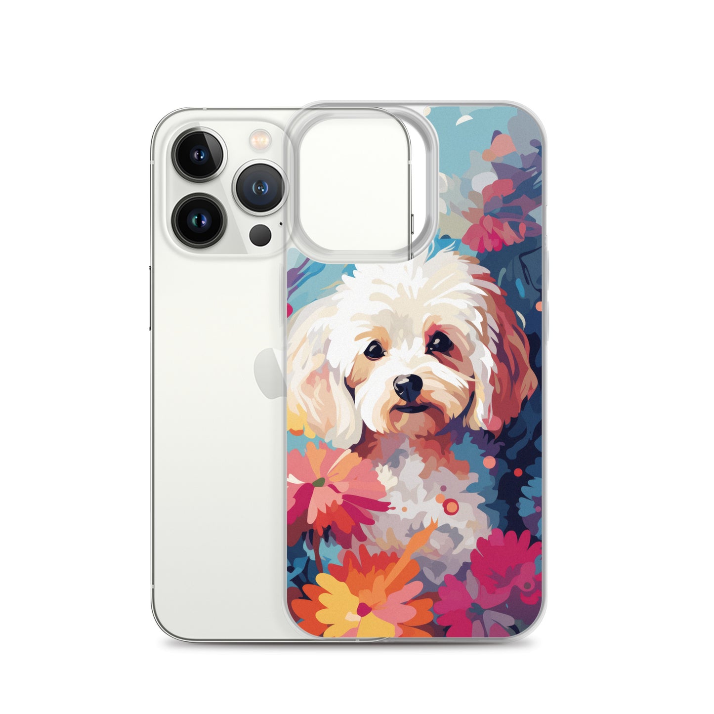 iPhone Case Painted Bichon Frise