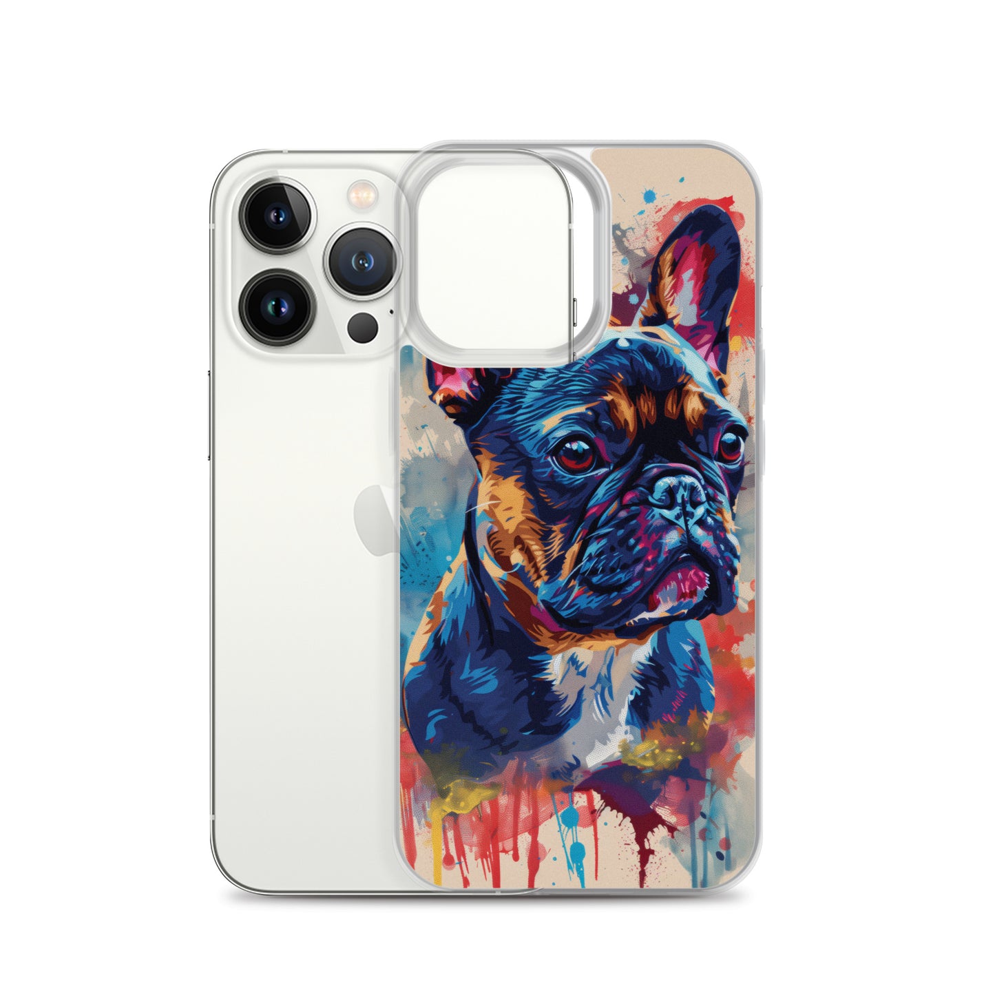 Painted French Bulldog iPhone Case