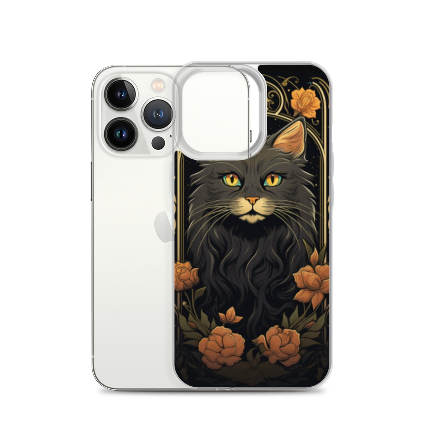 Art Nouveau Cat iPhone Case