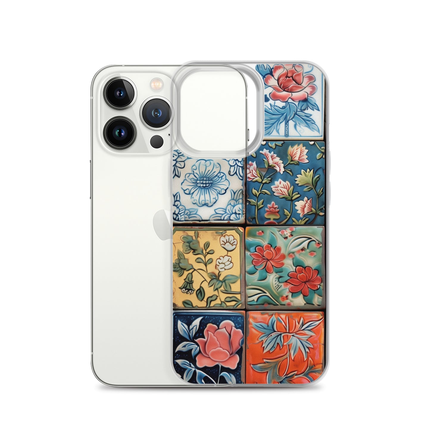 iPhone Case Colorful Majolilca Tiles