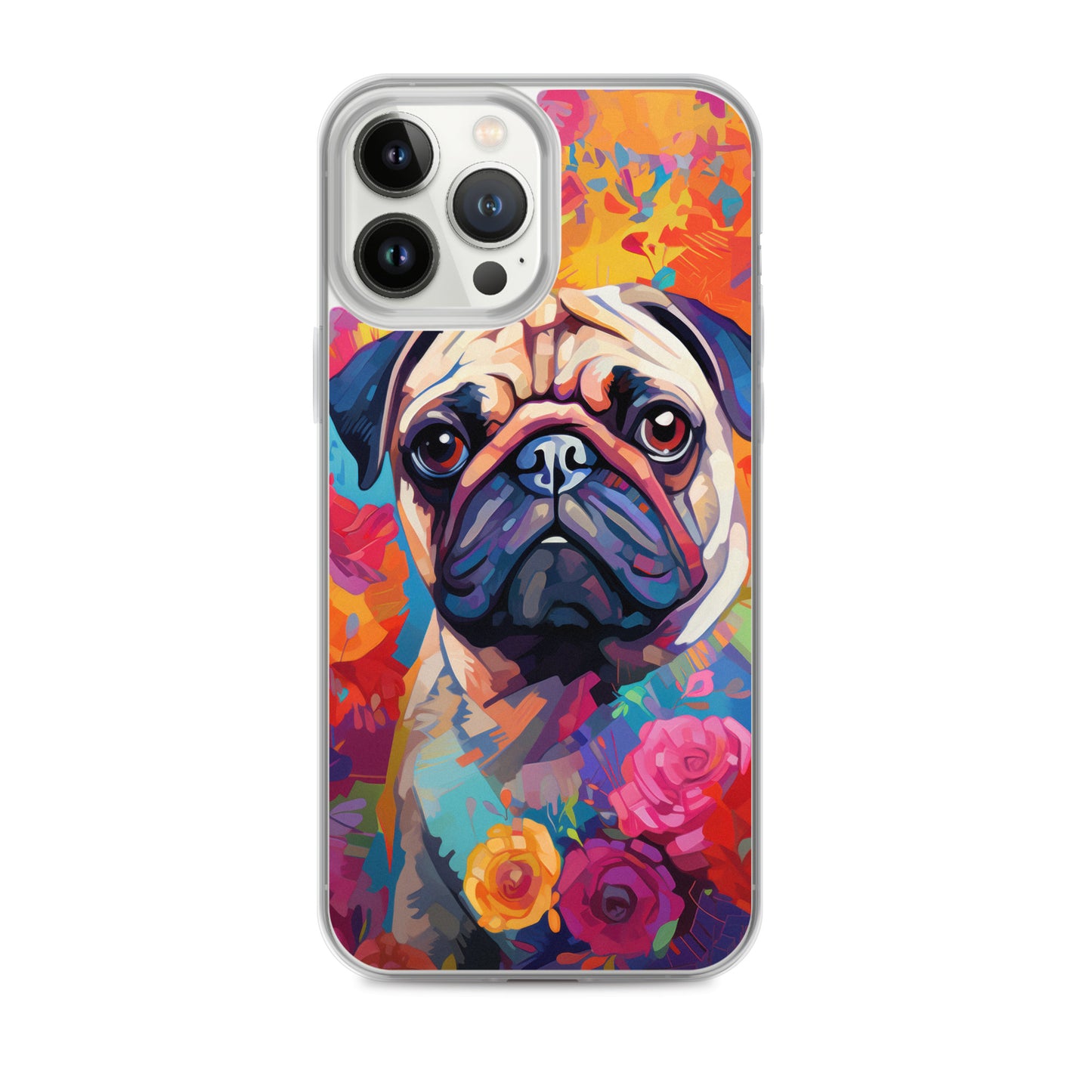 iPhone Case Painted Pug