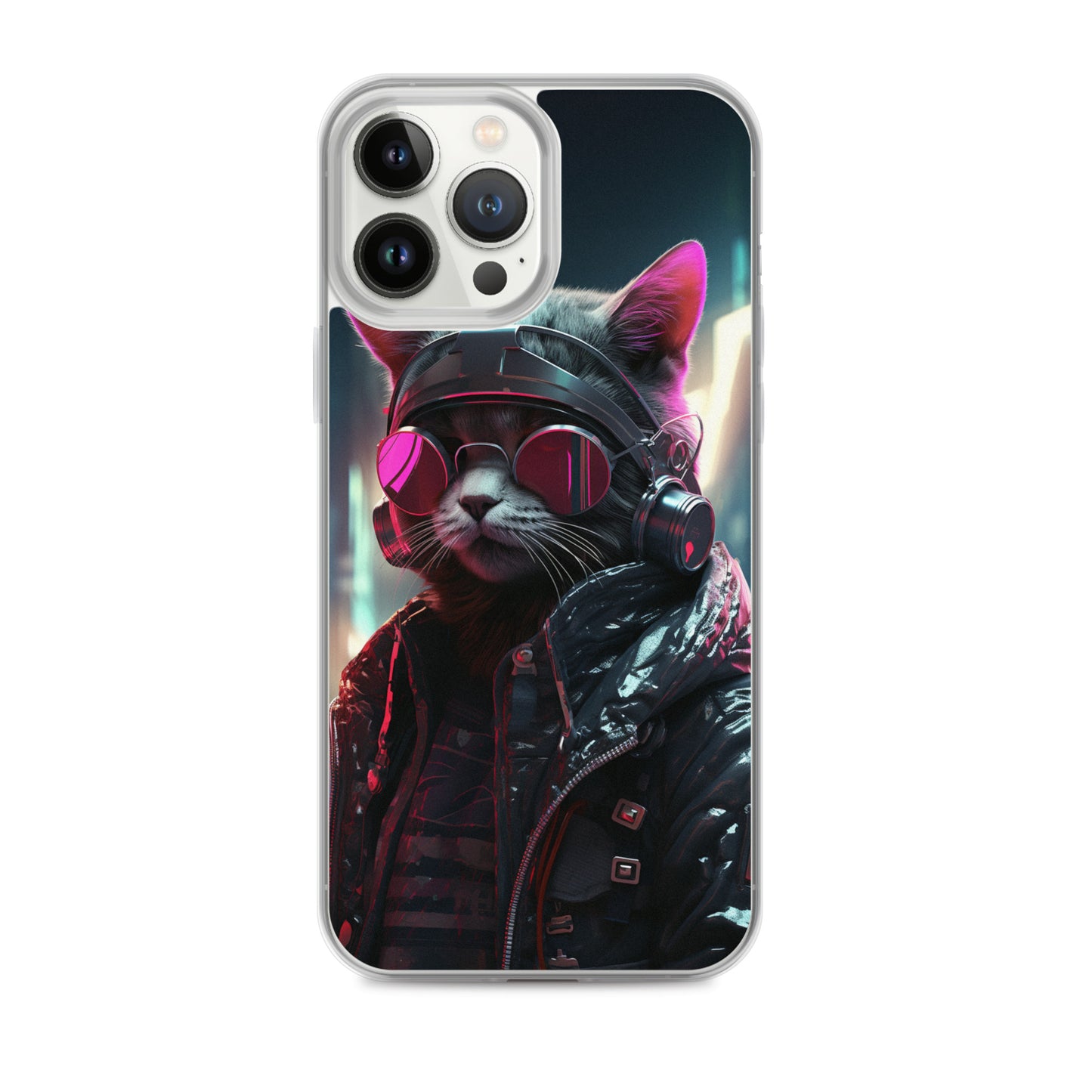 Cyberpunk Kitty Cat iPhone Case